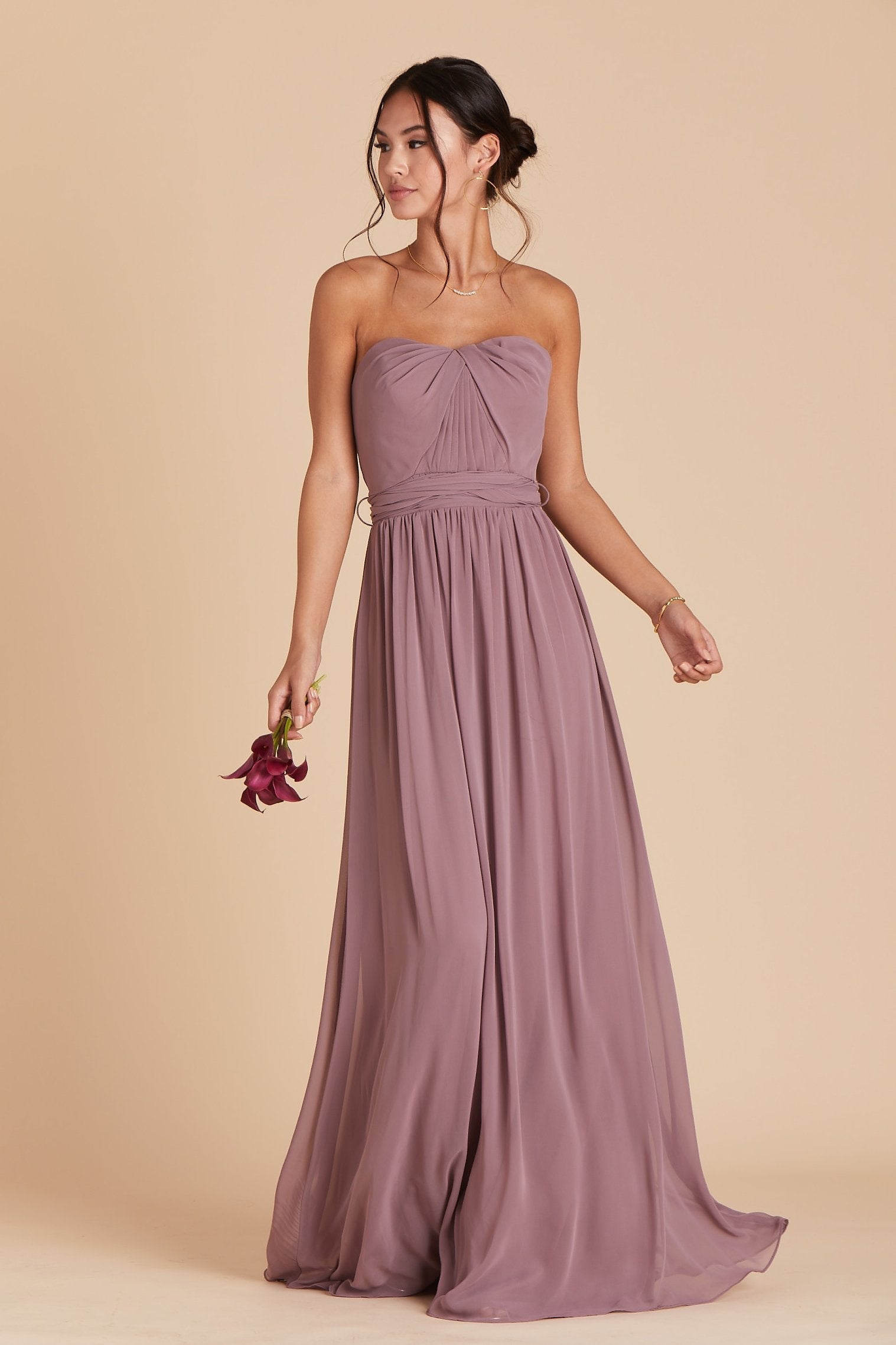 Convertible Bridesmaid Dress in Dark Mauve | Grace