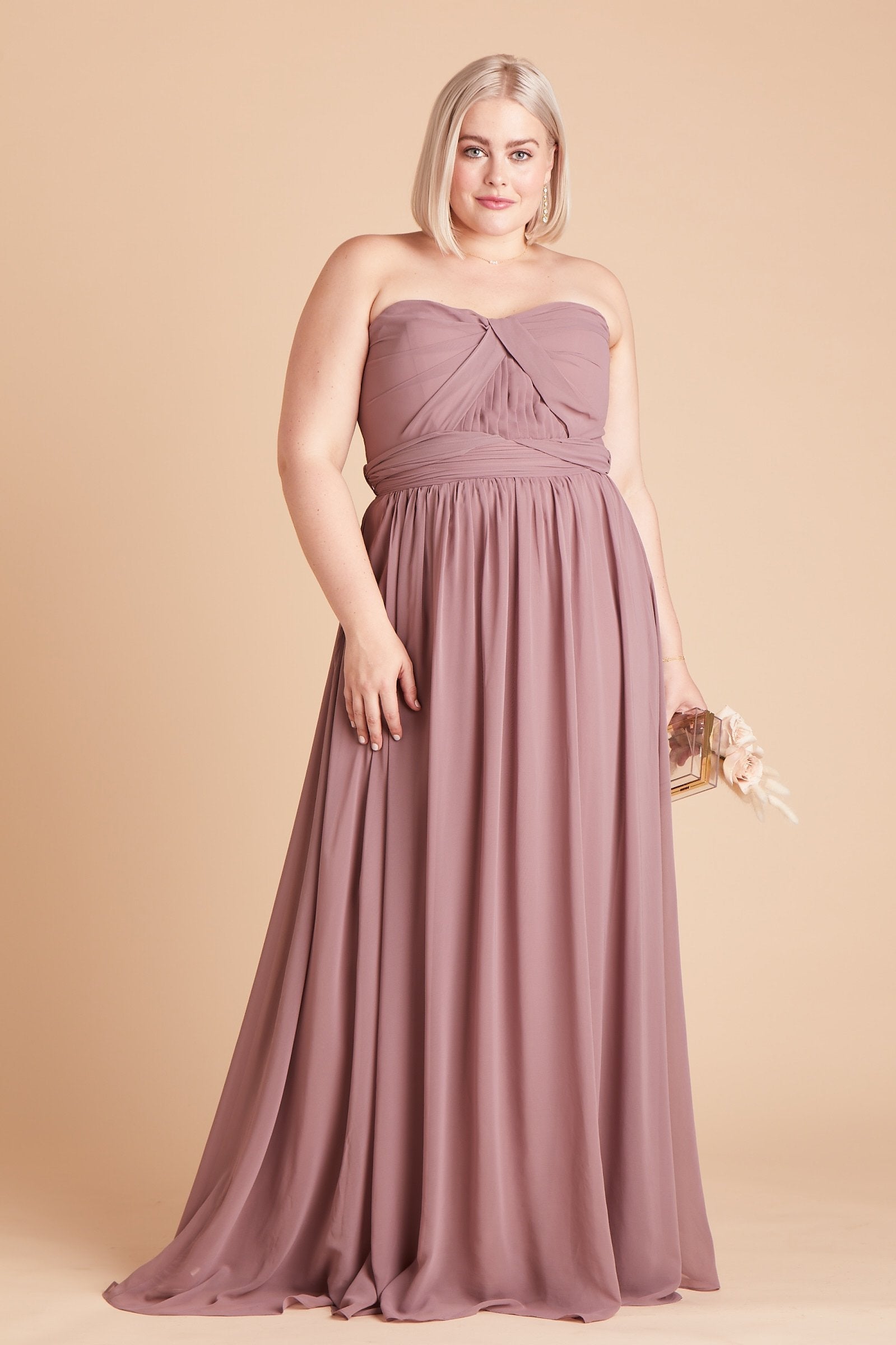 Convertible Bridesmaid Dress in Dark Mauve | Grace