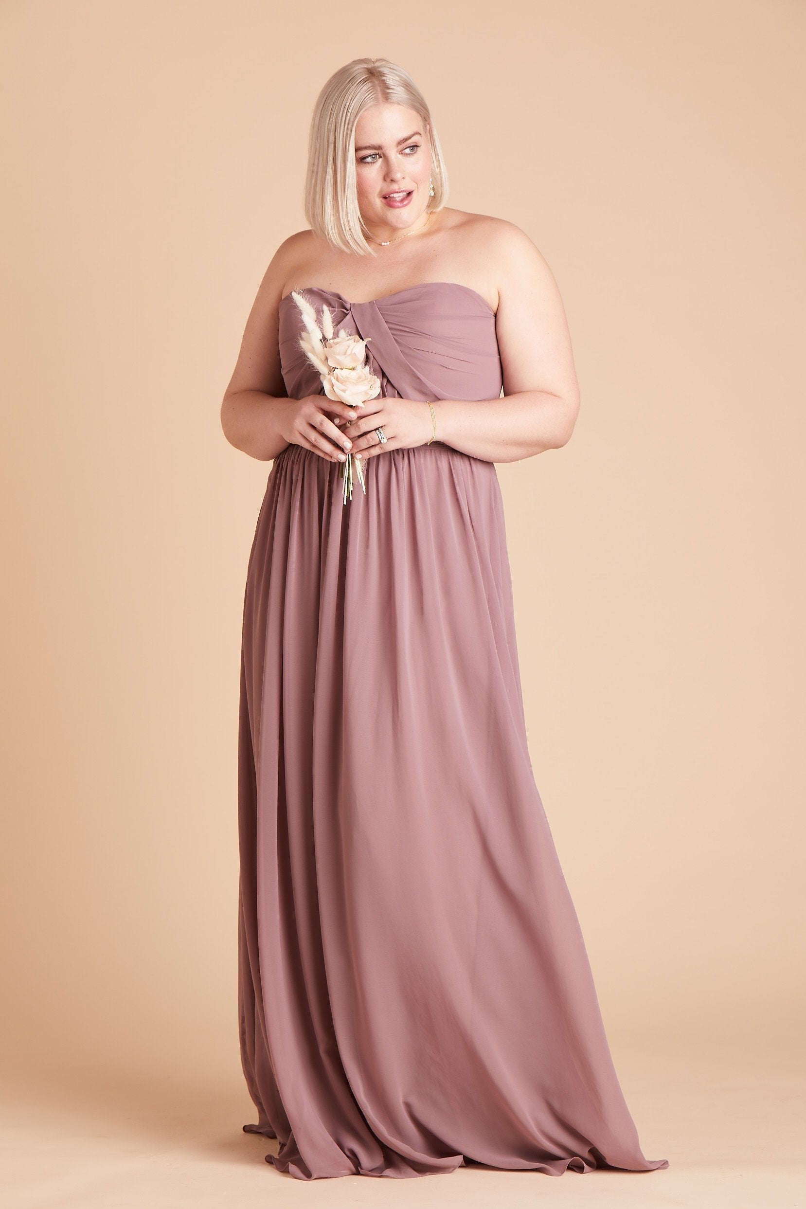 Convertible Bridesmaid Dress in Dark Mauve | Grace