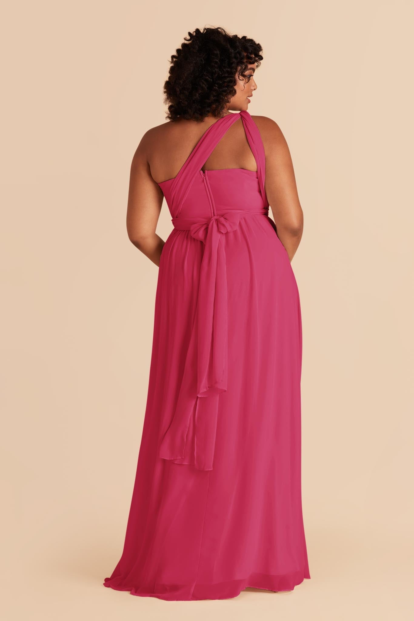 Convertible Bridesmaid Dress - Flowy & Multi-Way | Grace Fuchsia