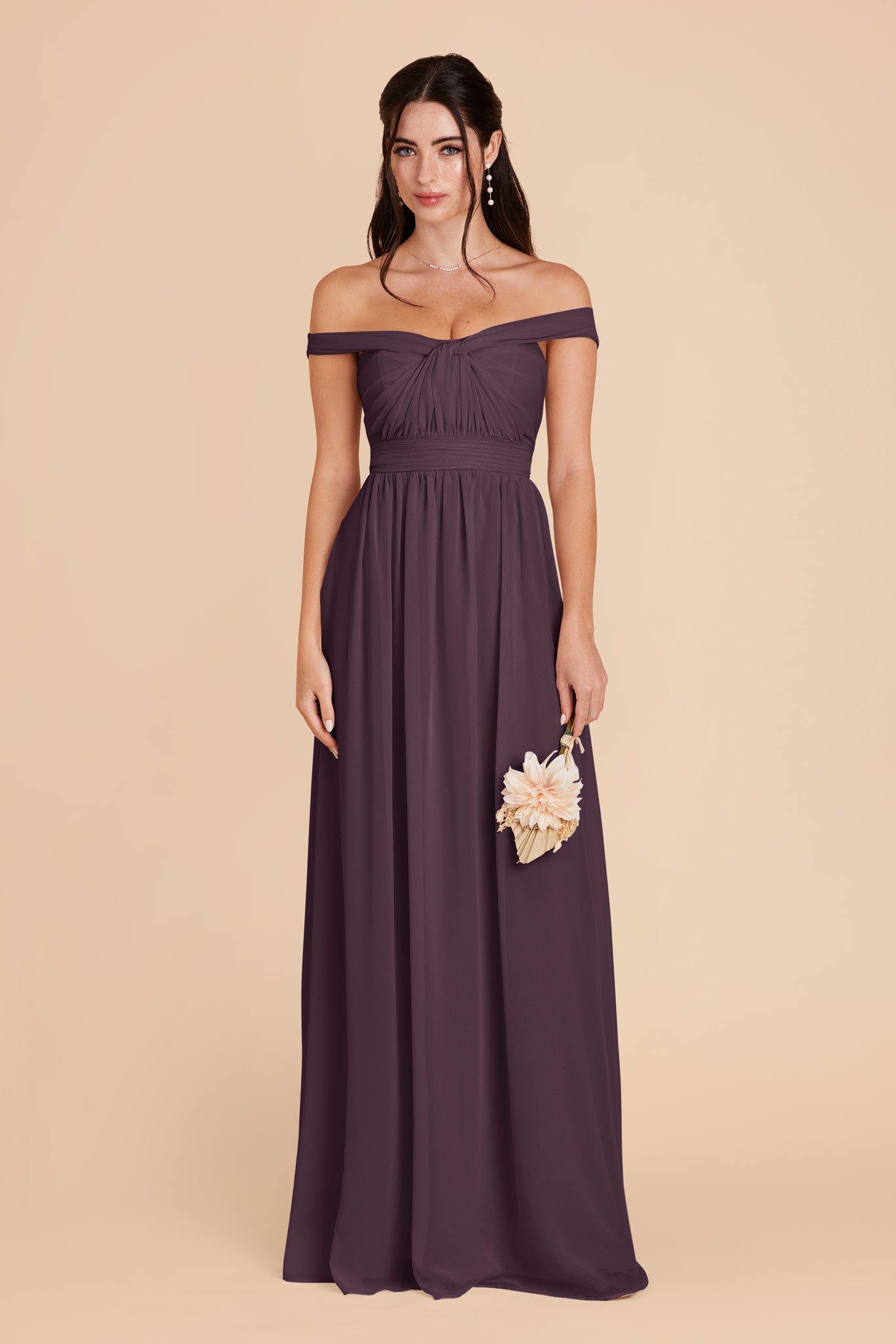 Convertible Bridesmaid Dress in Plum - 15+ Ways to Wear | Grace