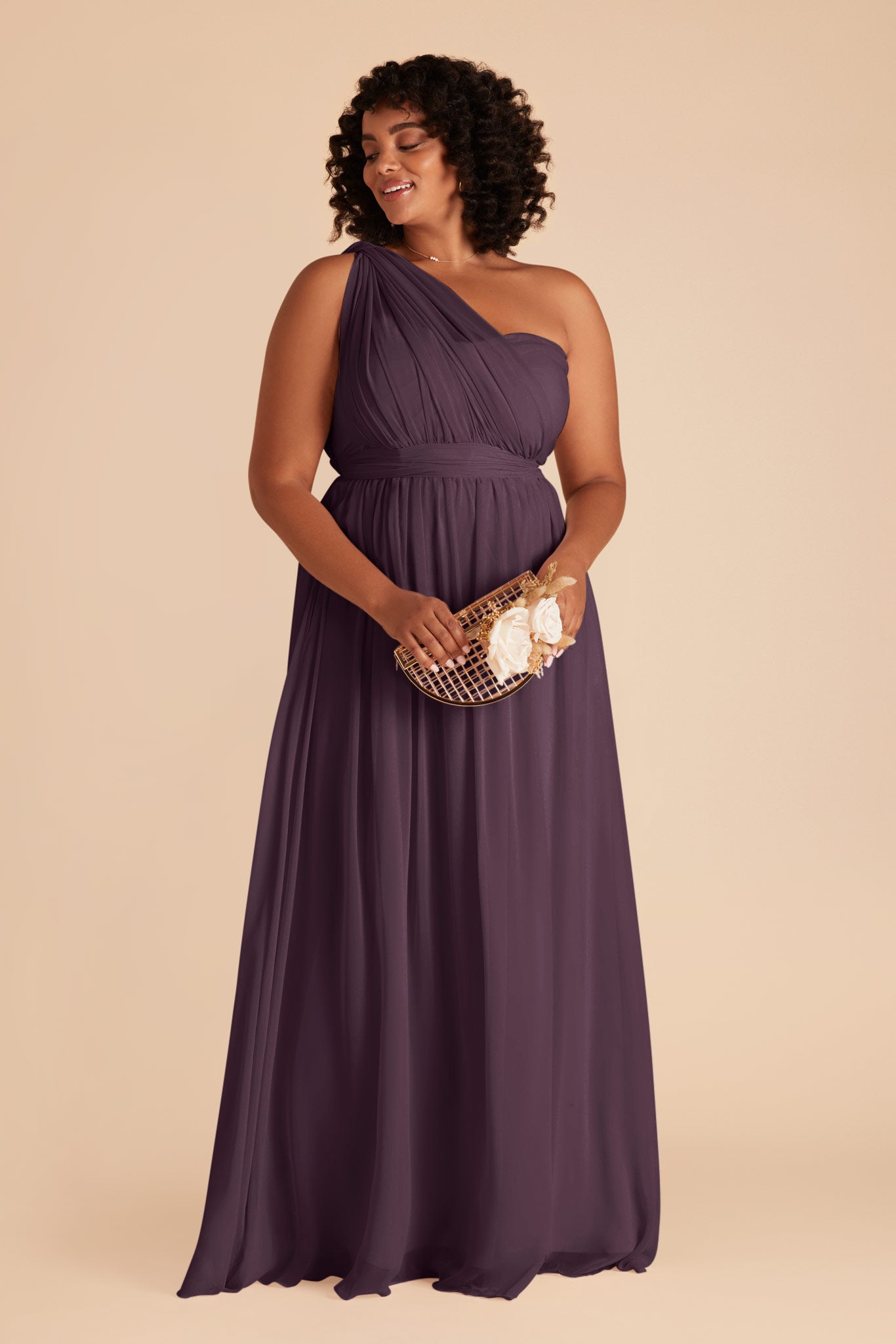 Convertible Bridesmaid Dress in Plum - 15+ Ways to Wear | Grace