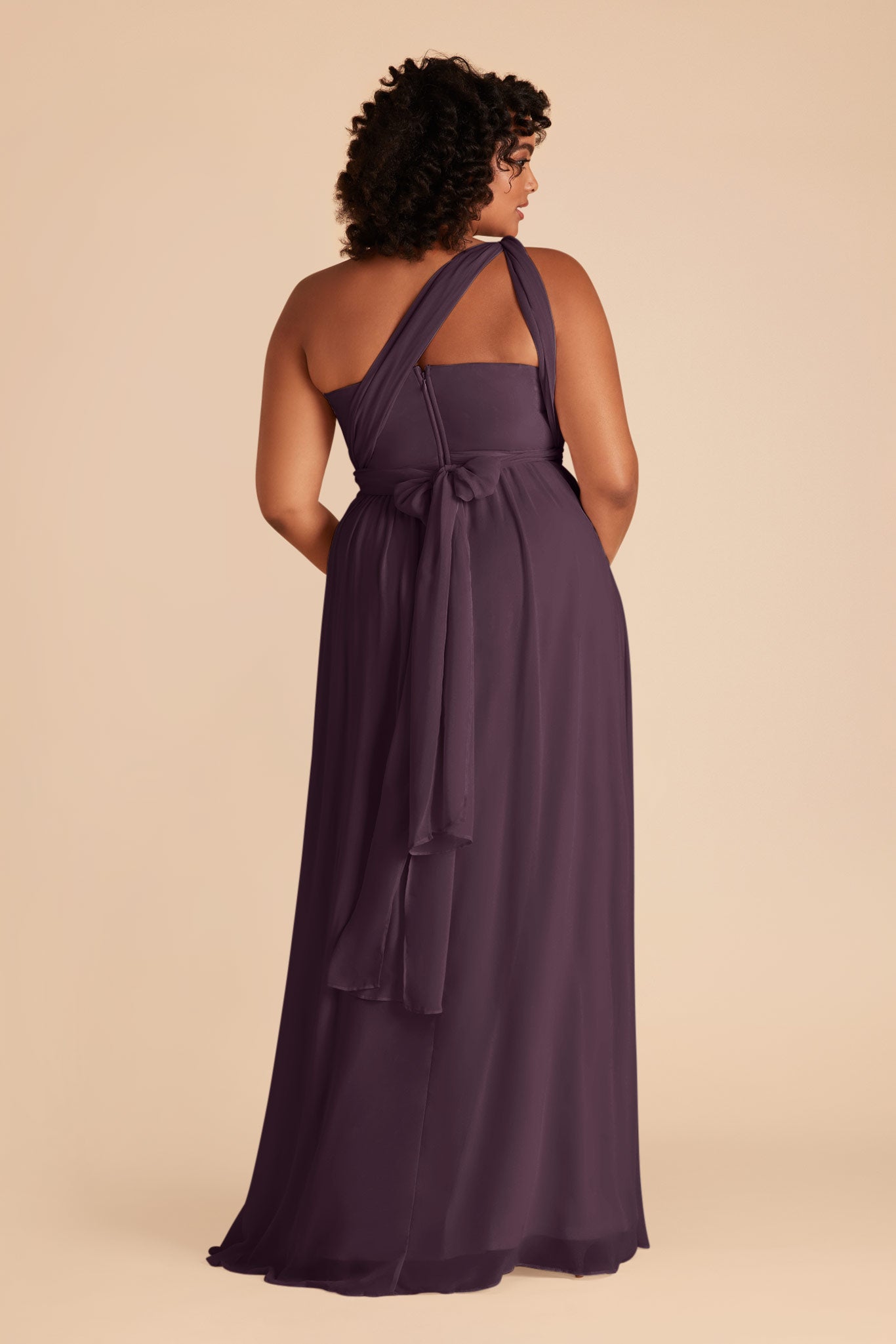 Convertible Bridesmaid Dress in Plum - 15+ Ways to Wear | Grace