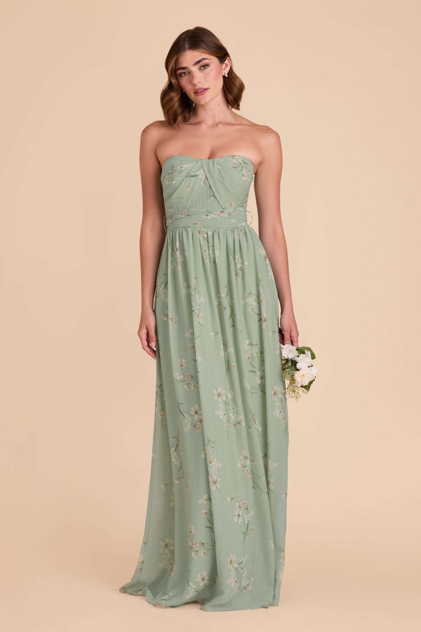 Convertible Bridesmaid Dress in Sage - Grace Le Fleur