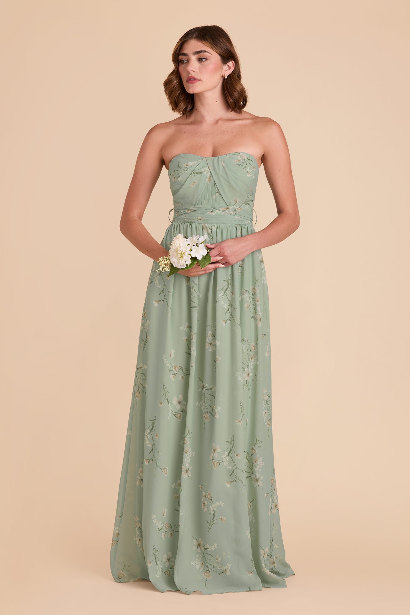Convertible Bridesmaid Dress in Sage - Grace Le Fleur