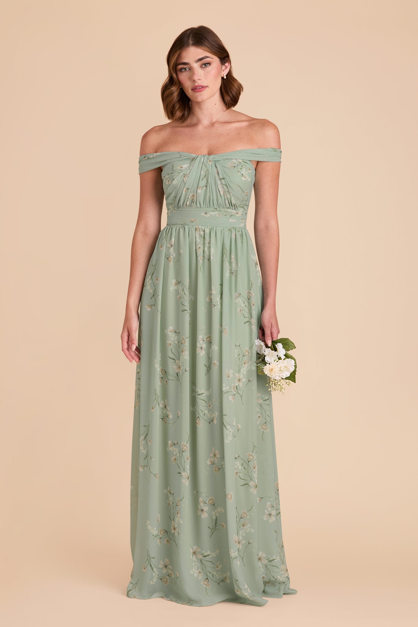 Convertible Bridesmaid Dress in Sage - Grace Le Fleur