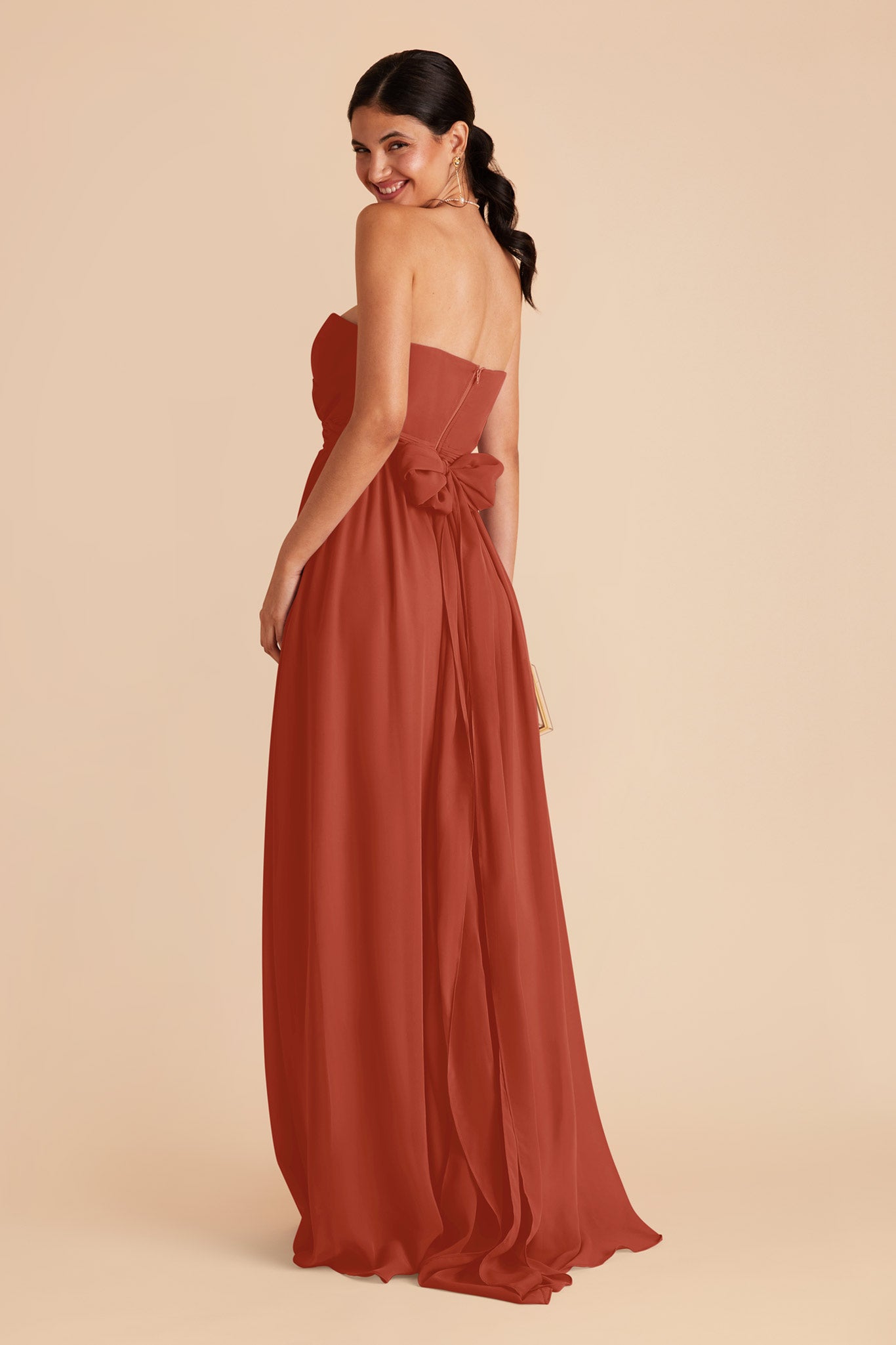 Convertible Bridesmaid Dress with Slit | Grace Auburn