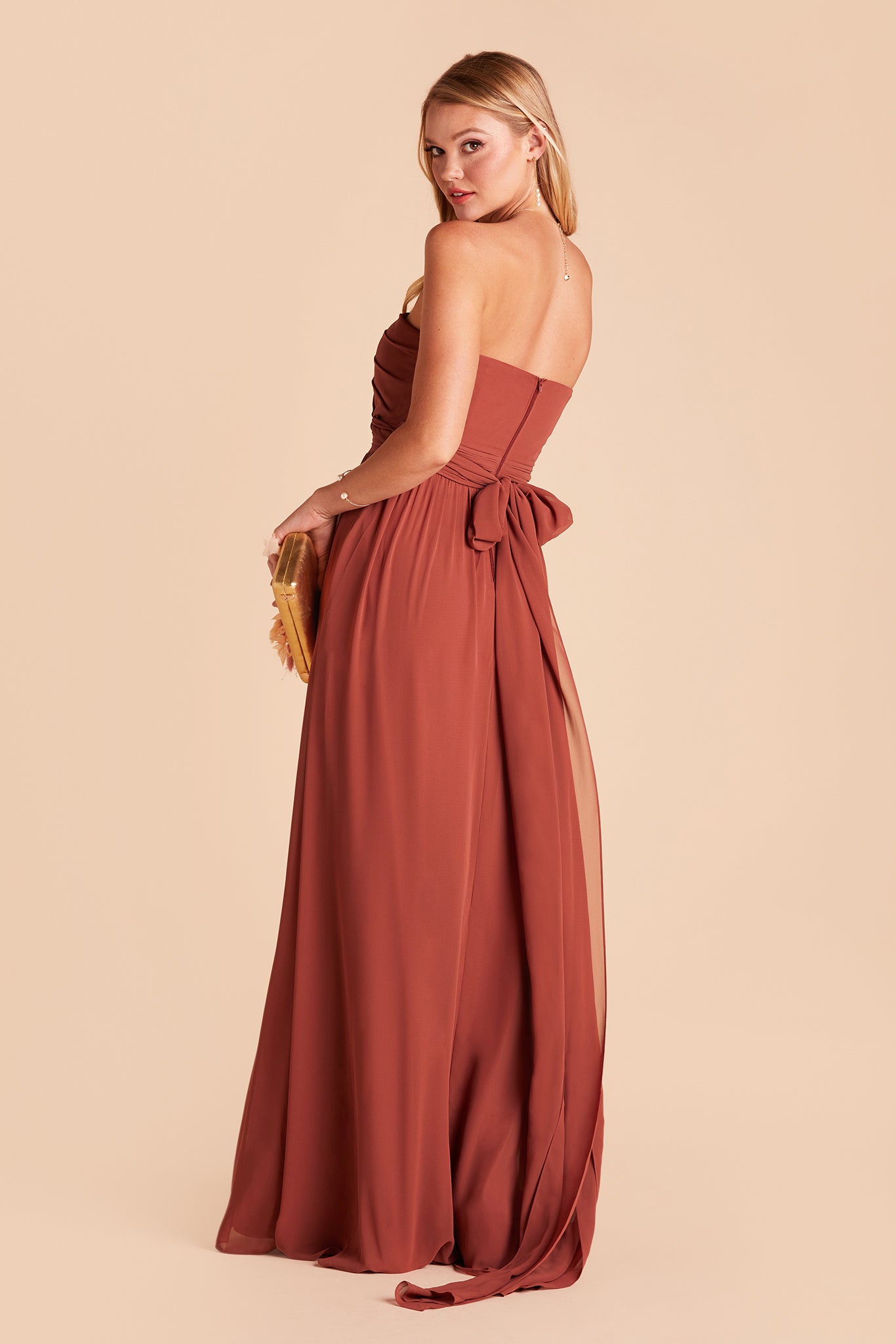 Convertible Bridesmaid Dress with Slit - Grace
