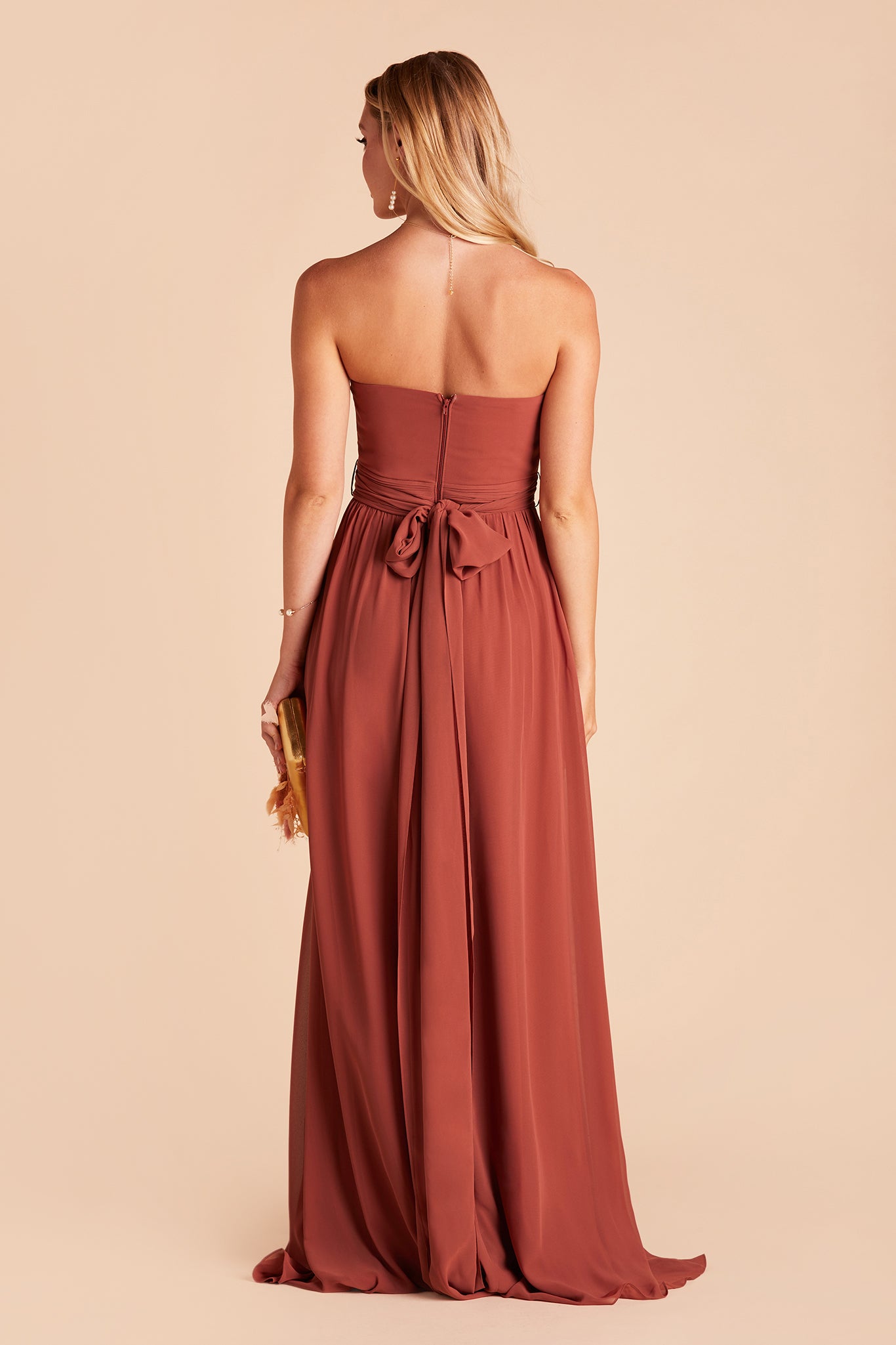 Convertible Bridesmaid Dress with Slit - Grace