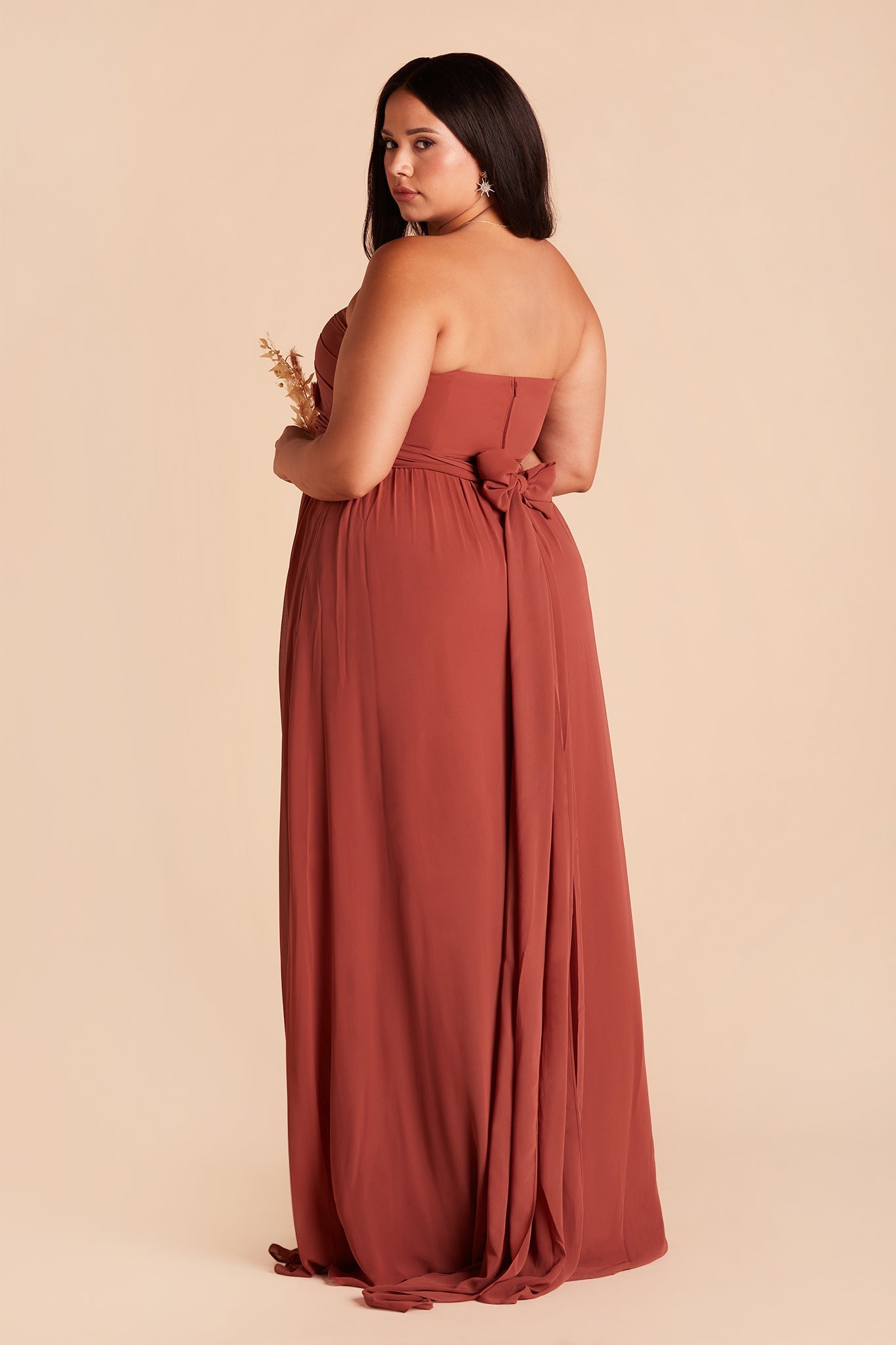 Convertible Bridesmaid Dress with Slit - Grace