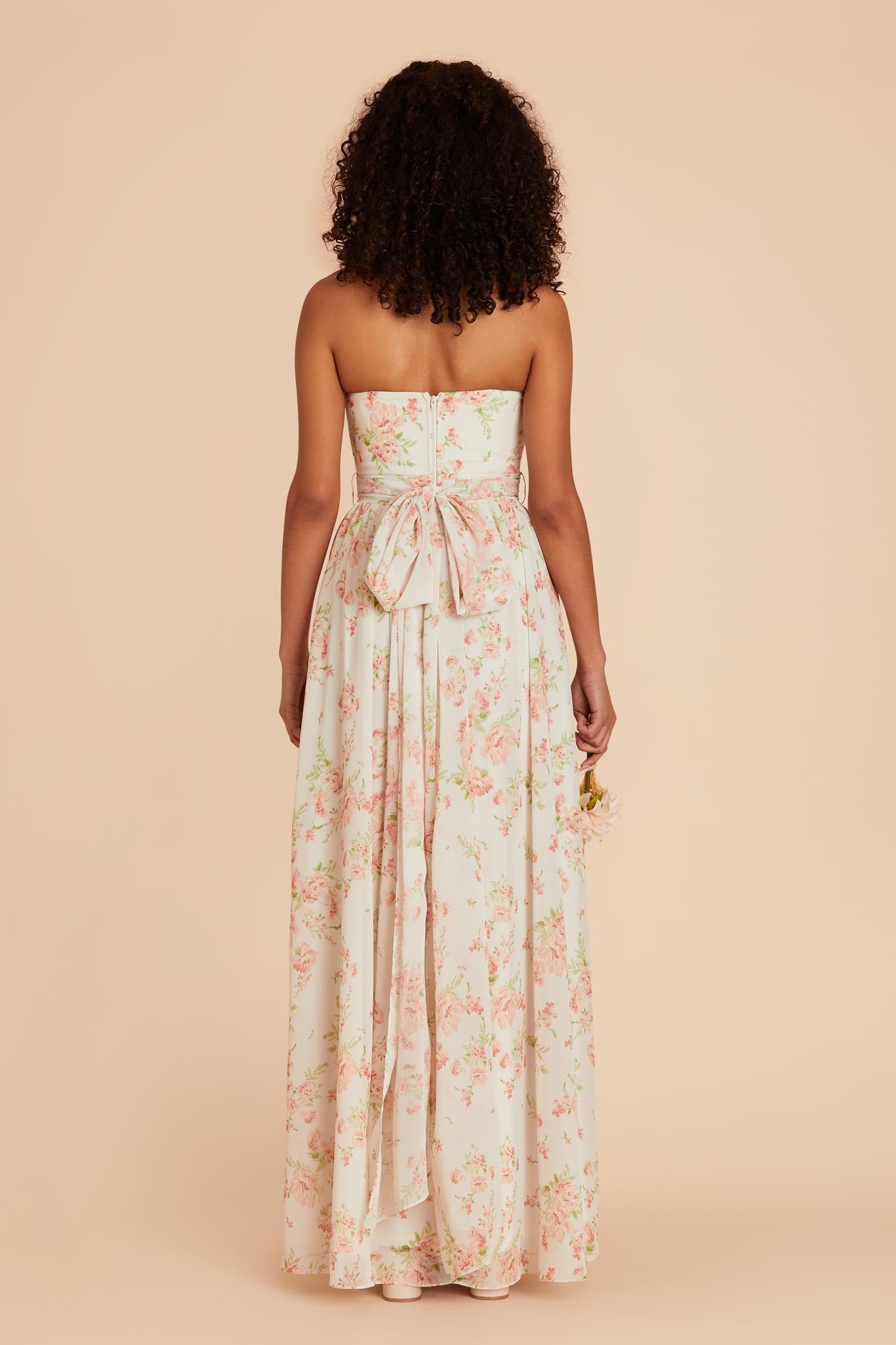 Convertible Bridesmaid Dress with Slit - Whimsical Blooms