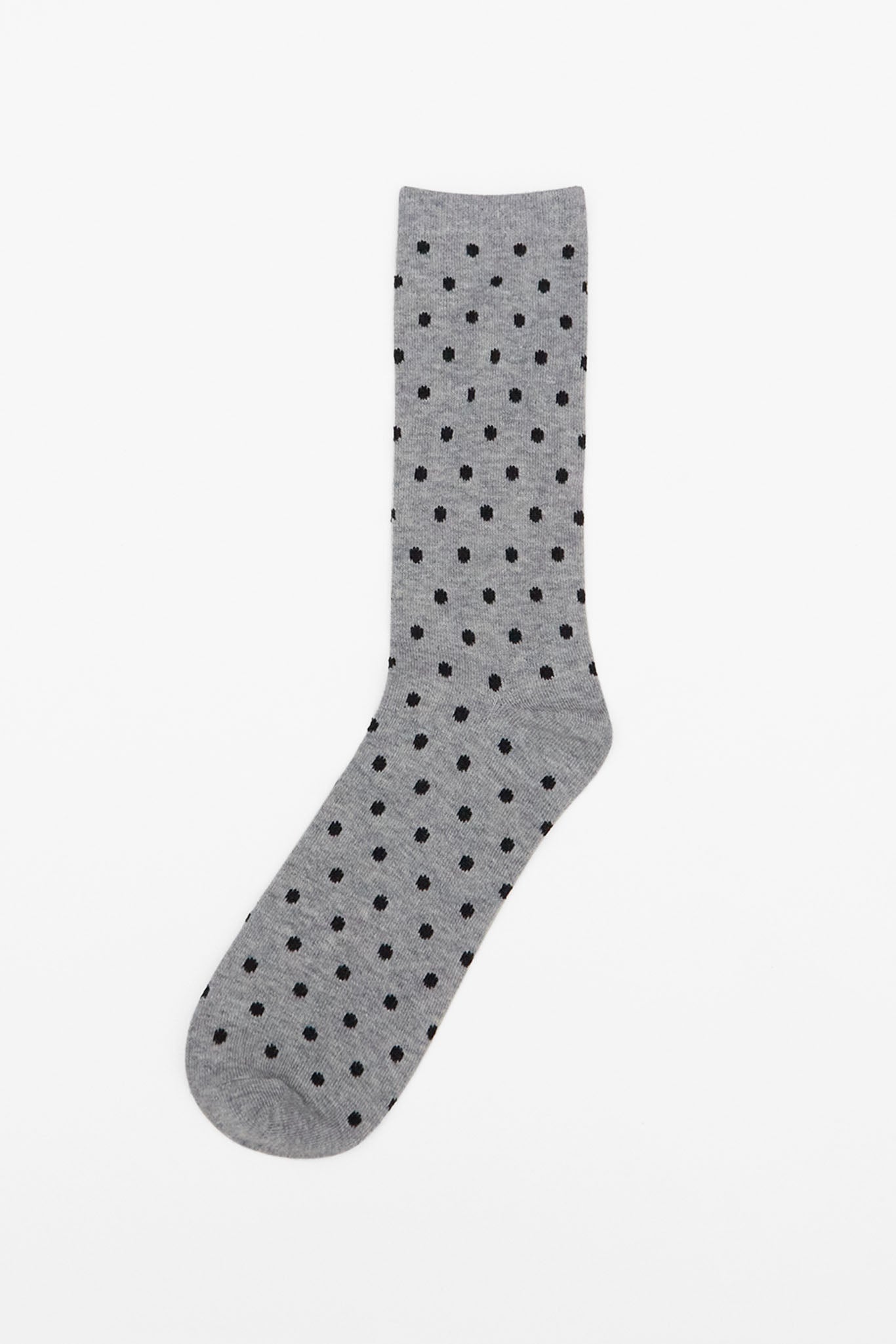 Polka Dot Grey Groomsmen Socks | Preppy Wedding Party