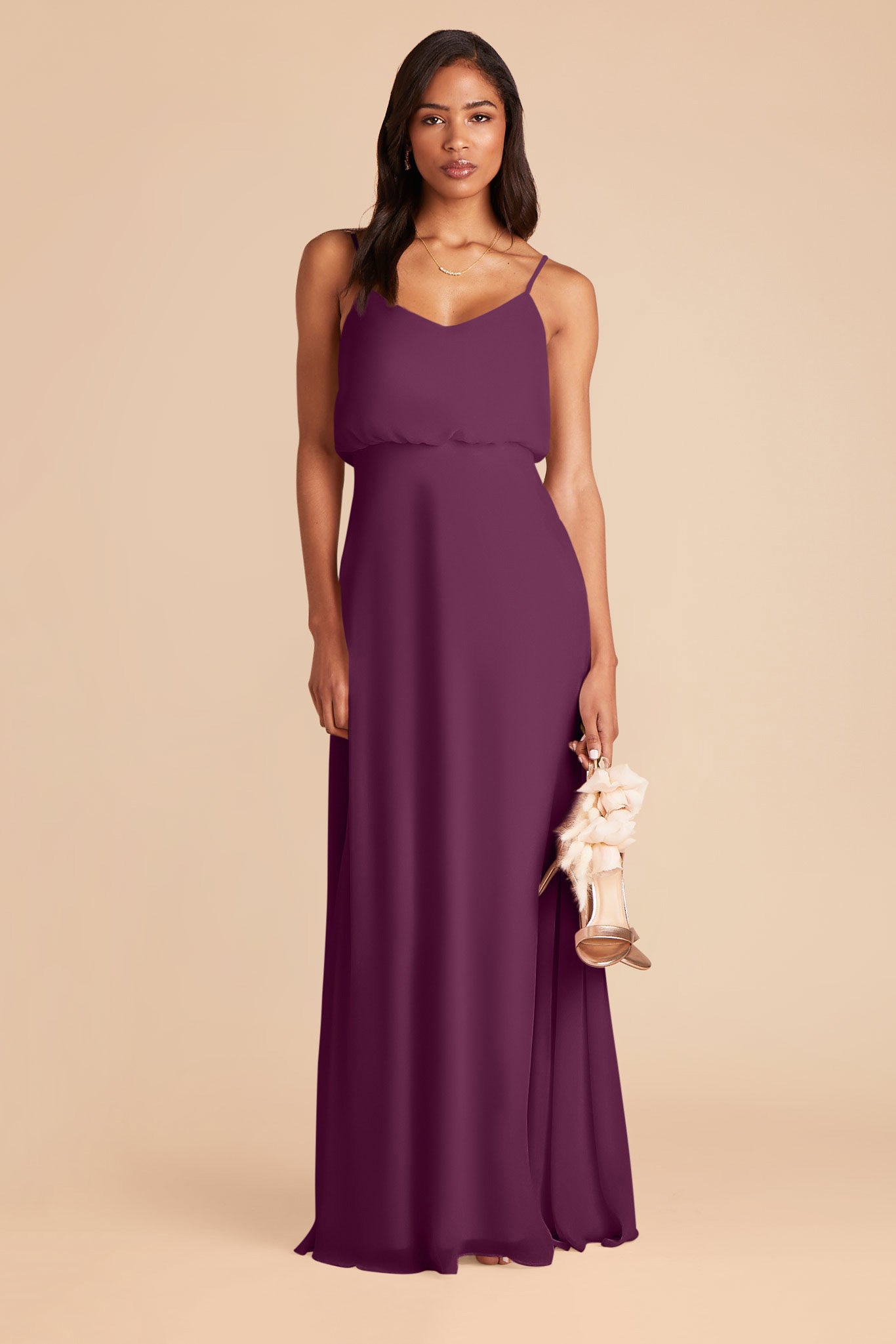 Classic Blouson Bridesmaid Dress | Gwennie Fig