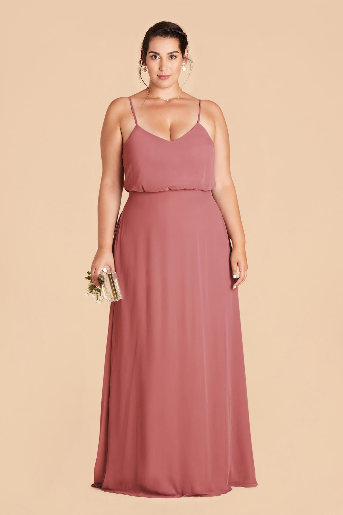 Classic Blouson Bridesmaid Dress | Gwennie Mulberry