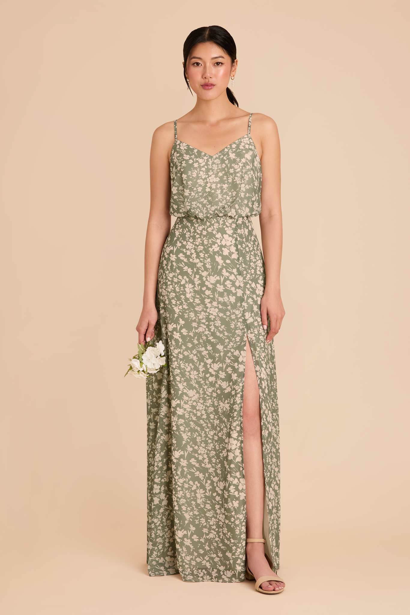 Bridesmaid Dress with Slit | Thyme Dreamy Floral