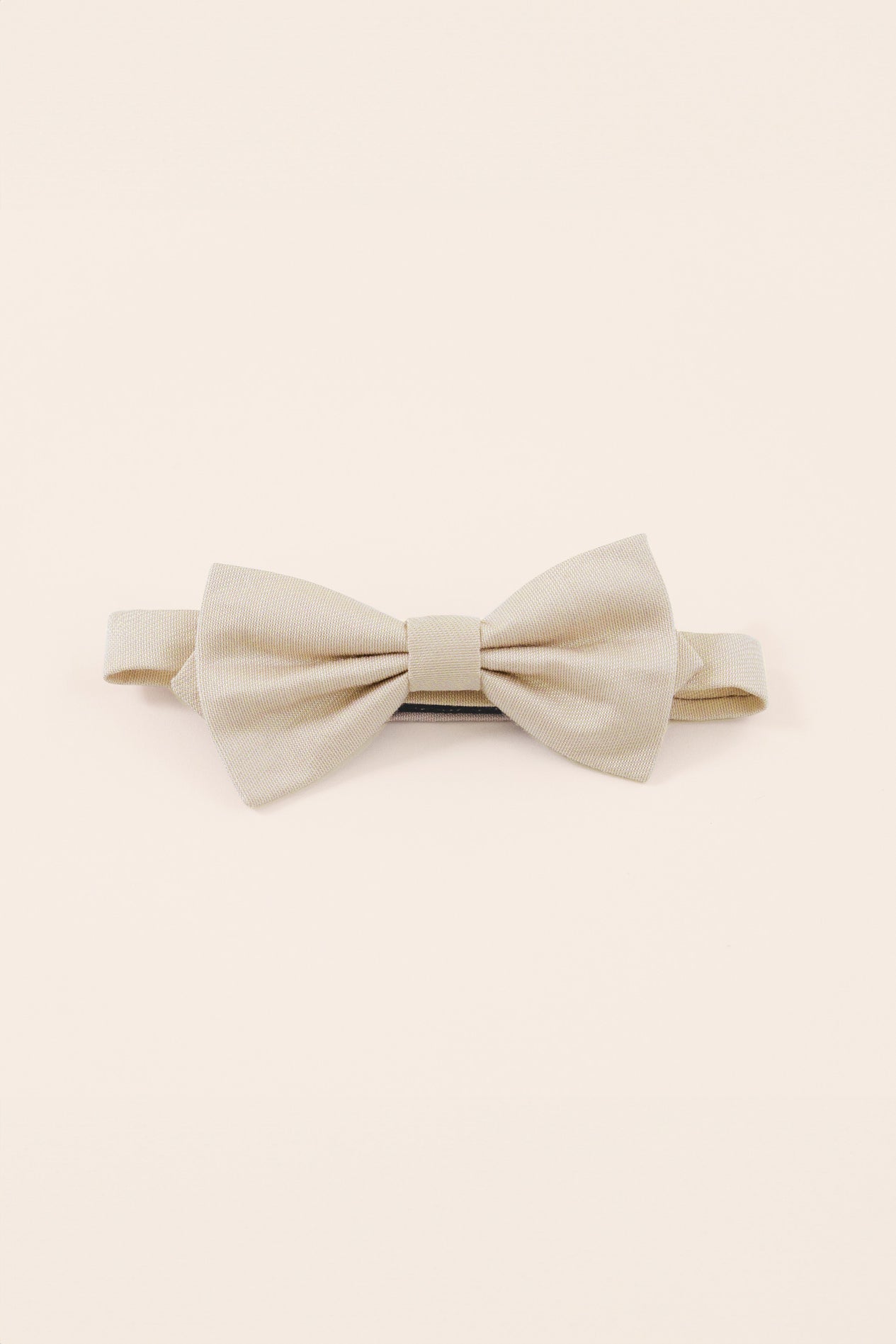 Kids Bow Tie - Neutral Champagne for Weddings & Formal Events