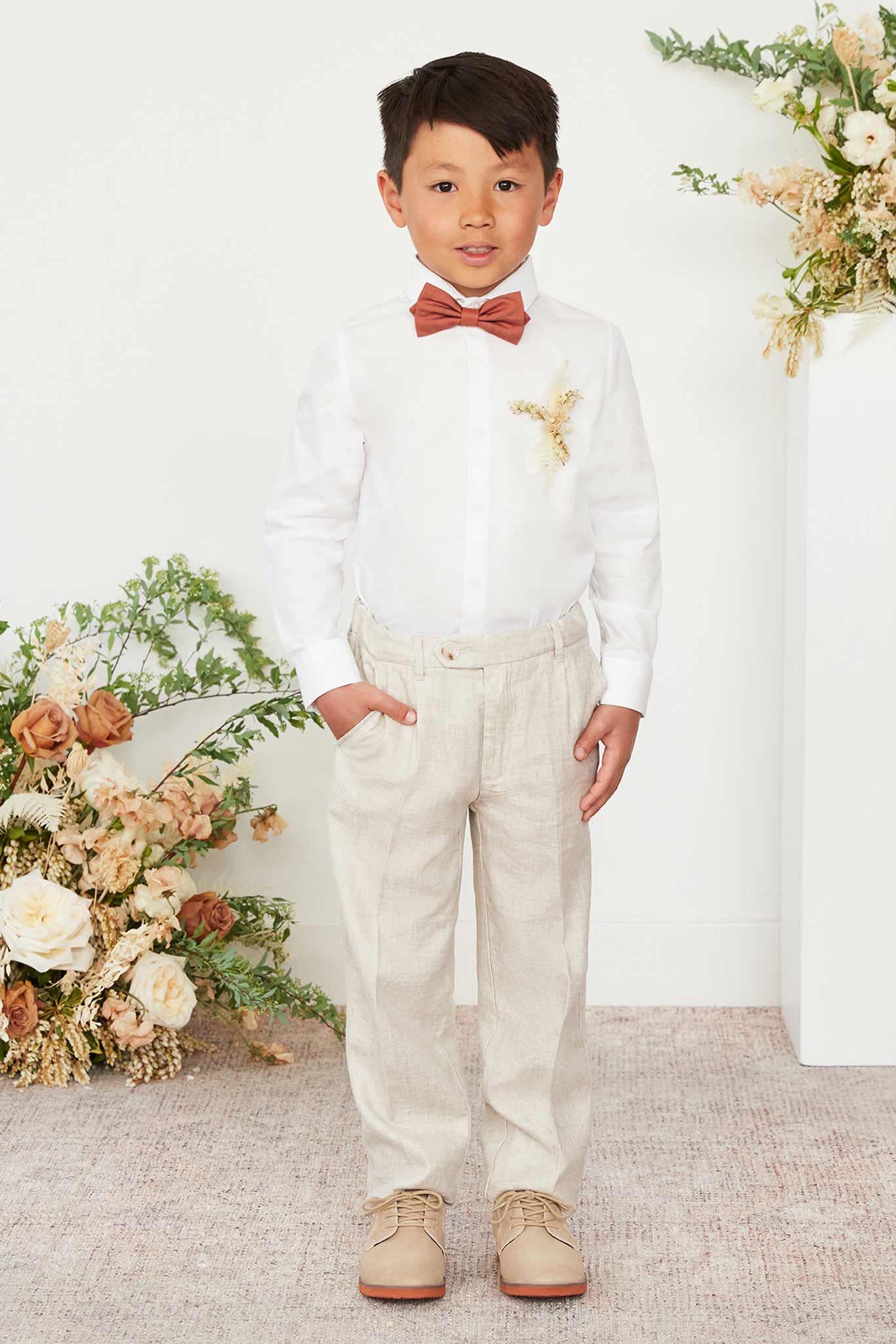 Kids Bow Tie for Weddings - Terracotta | Harry