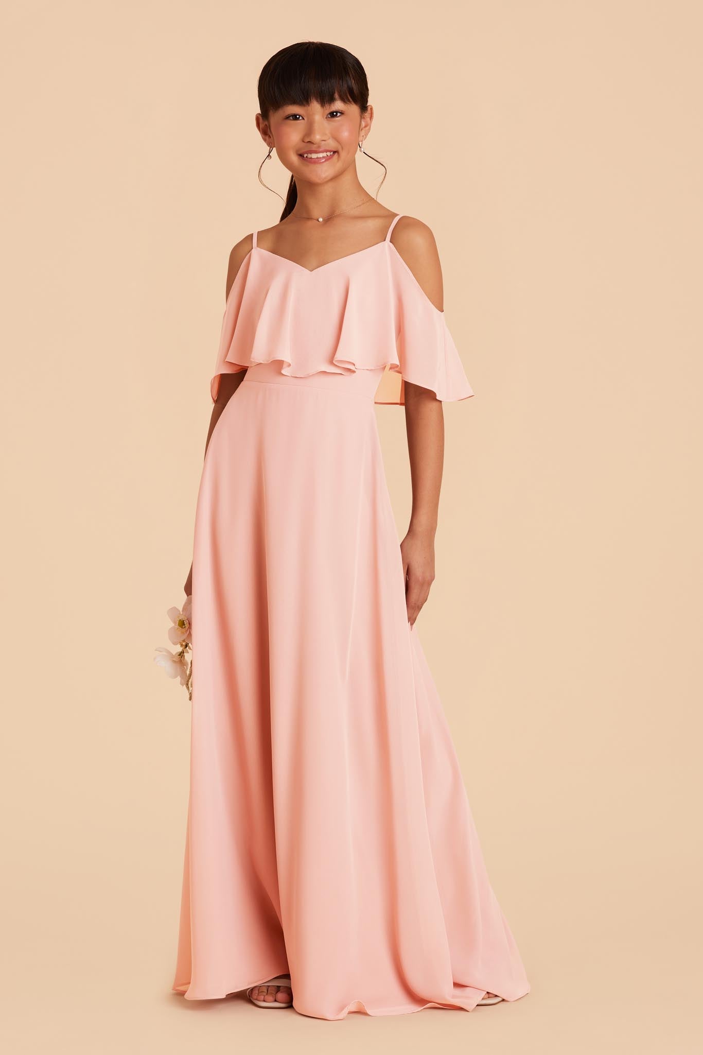 Convertible Junior Bridesmaid Dress - Blush Pink | Janie