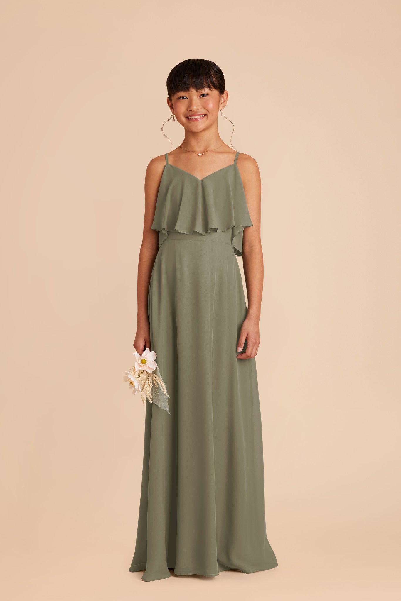 Convertible Junior Bridesmaid Dress for Tweens | Janie Dress - Thyme
