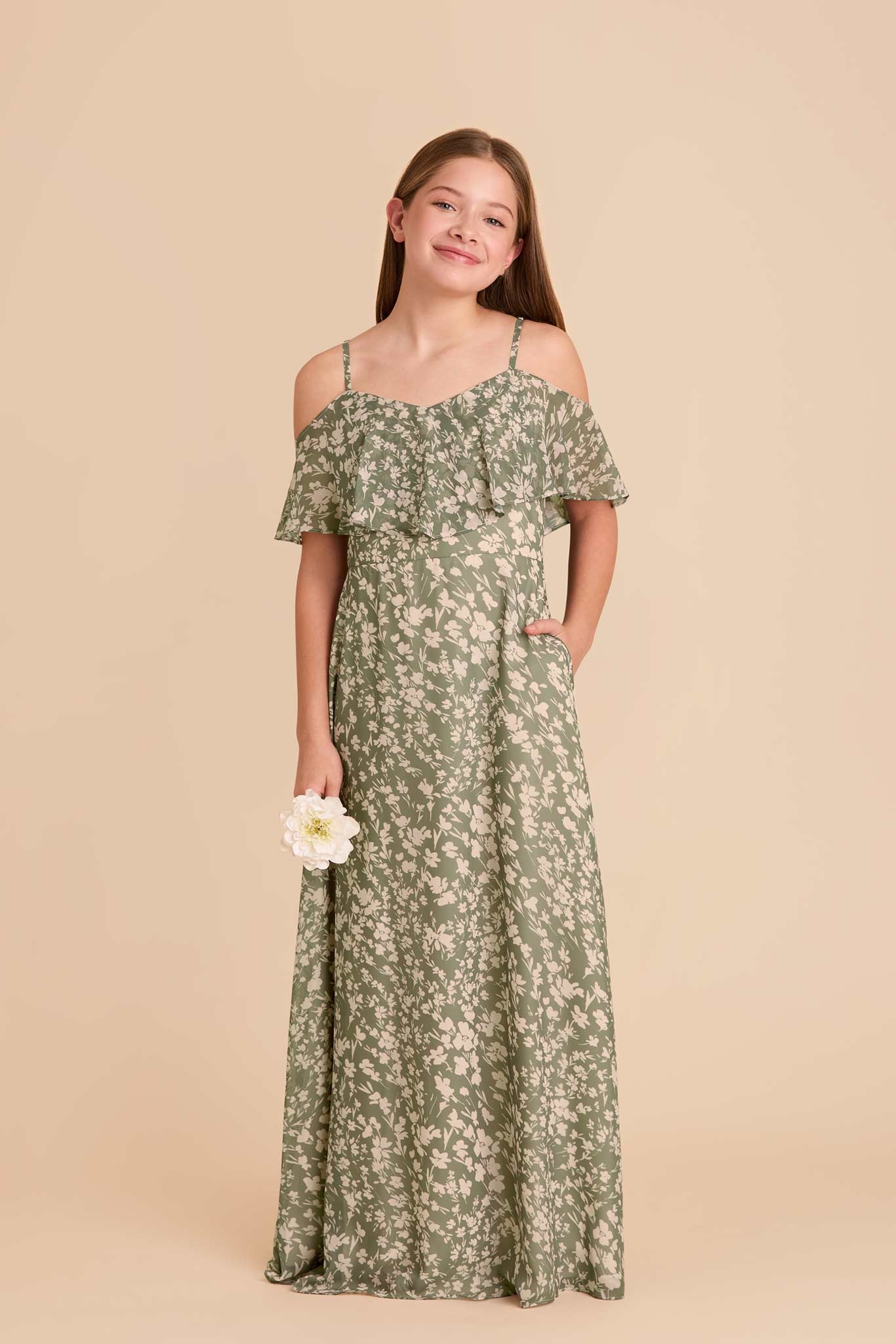 Convertible Junior Bridesmaid Dress for Tweens | Thyme Dreamy Floral