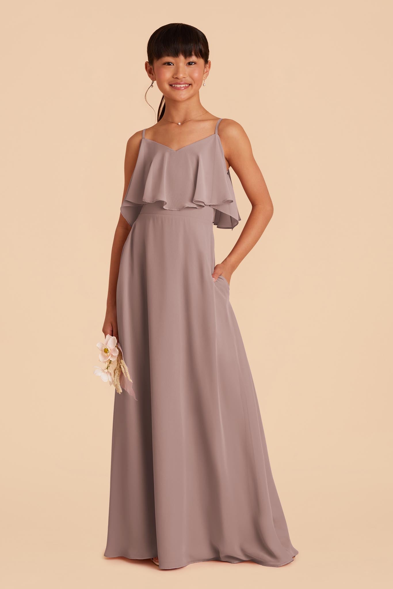 Convertible Junior Bridesmaid Dress for Tweens | Janie Toffee
