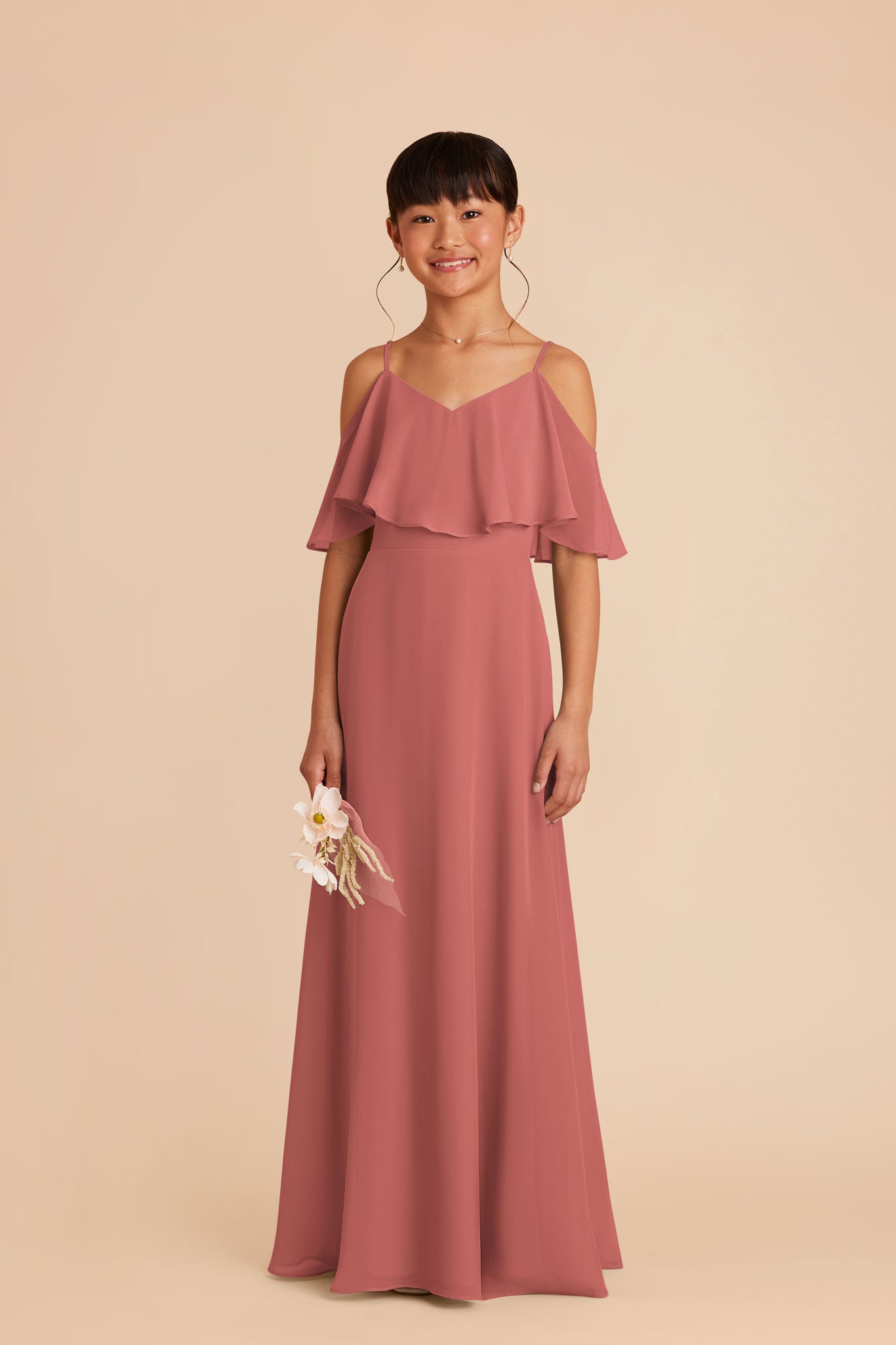 Convertible Junior Bridesmaid Dress for Tweens | Janie Wild Rose