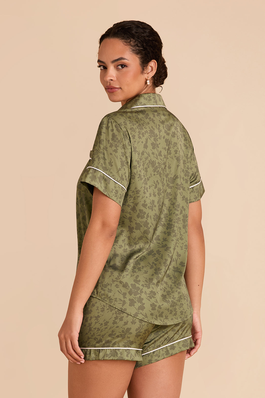 Floral Pajama Set for Women | Jonny Satin Martini Dream