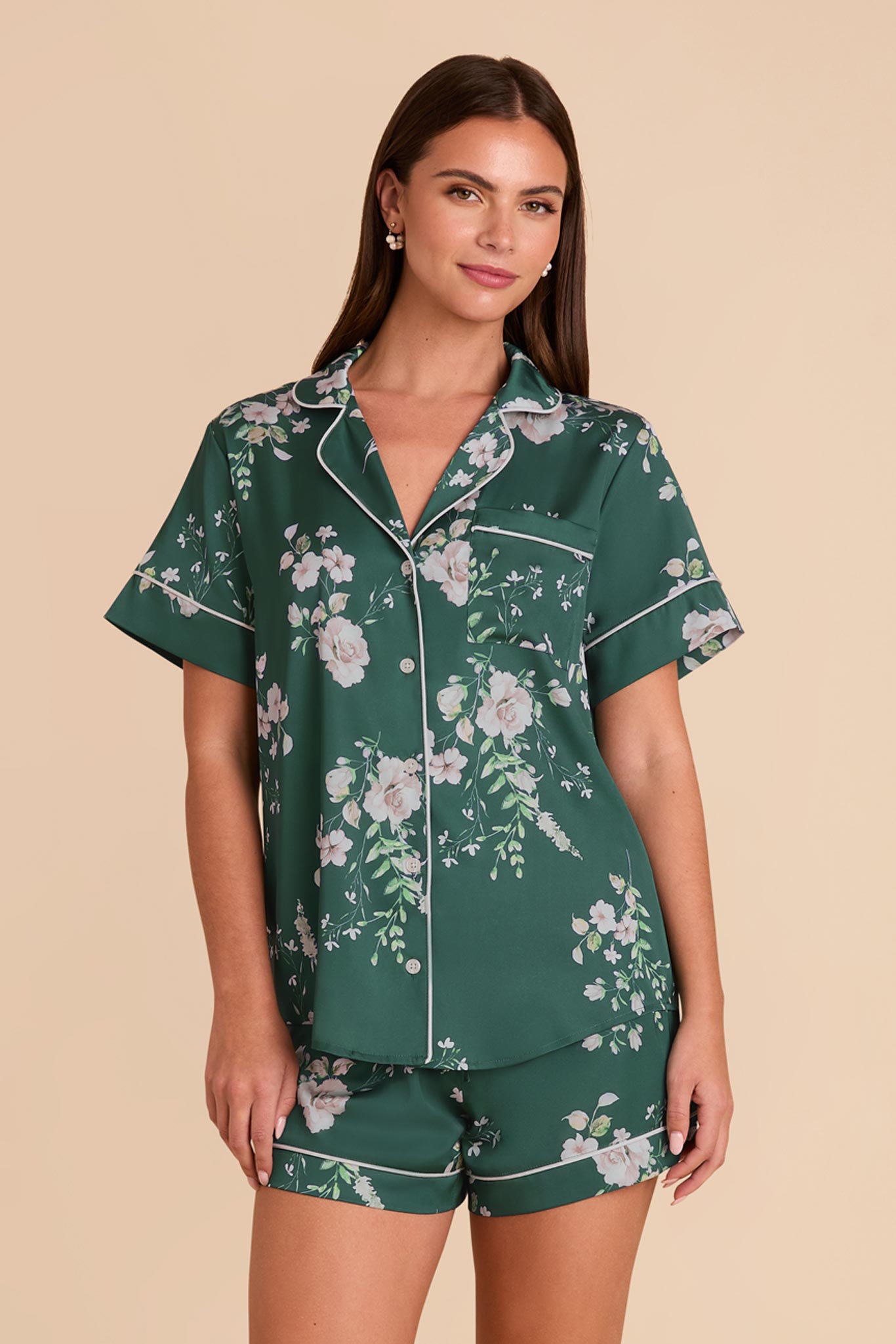 Floral Pajama Set for Women - Satin Lounge & Bridal Wear | Jonny
