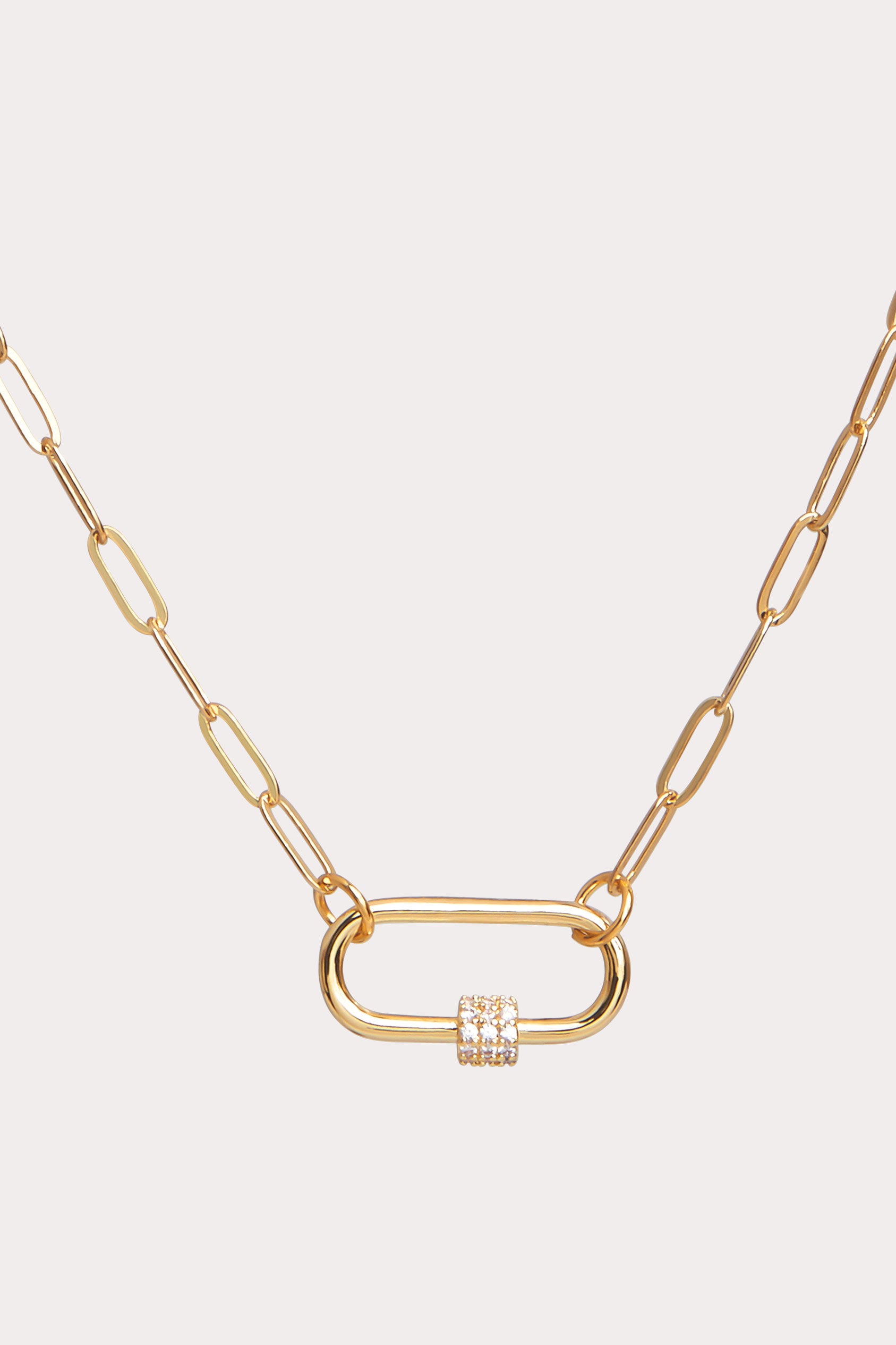Gold Link Chain Necklace with Oversized Links | Dalston