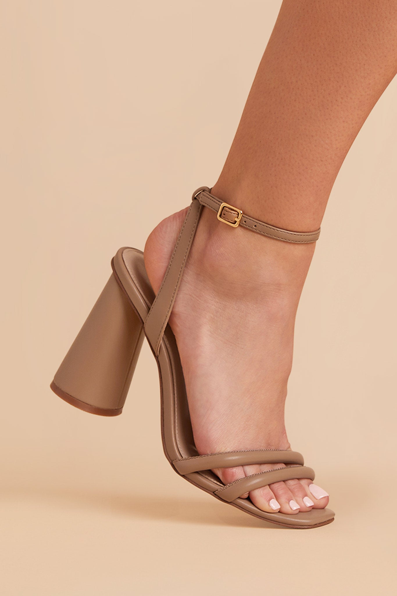 Chunky Heel Shoes for Women | Julia Mocha