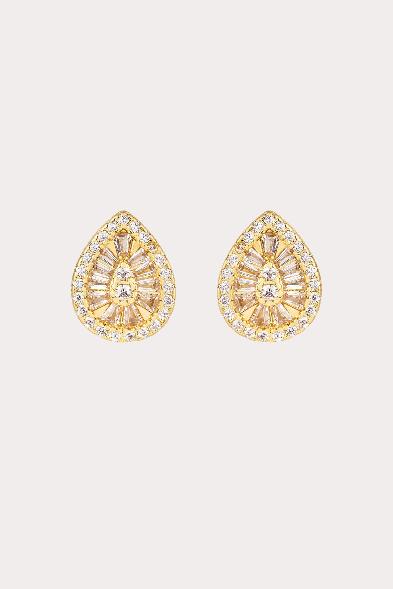 Crystal Stud Earrings for Women | Ettika Ibiza Clear