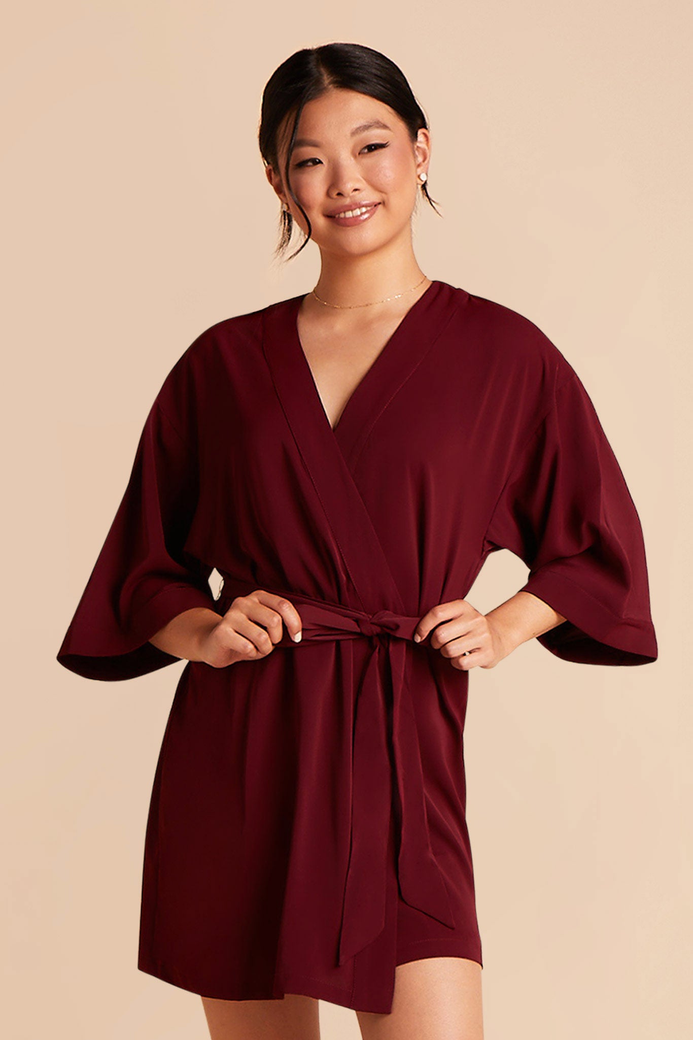 Chic Bridesmaid Robe - Minimalist Silhouette | Karen Robe