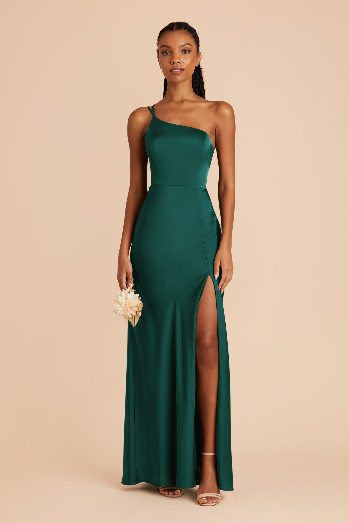 Emerald Matte Satin Dress for Women | Kensie