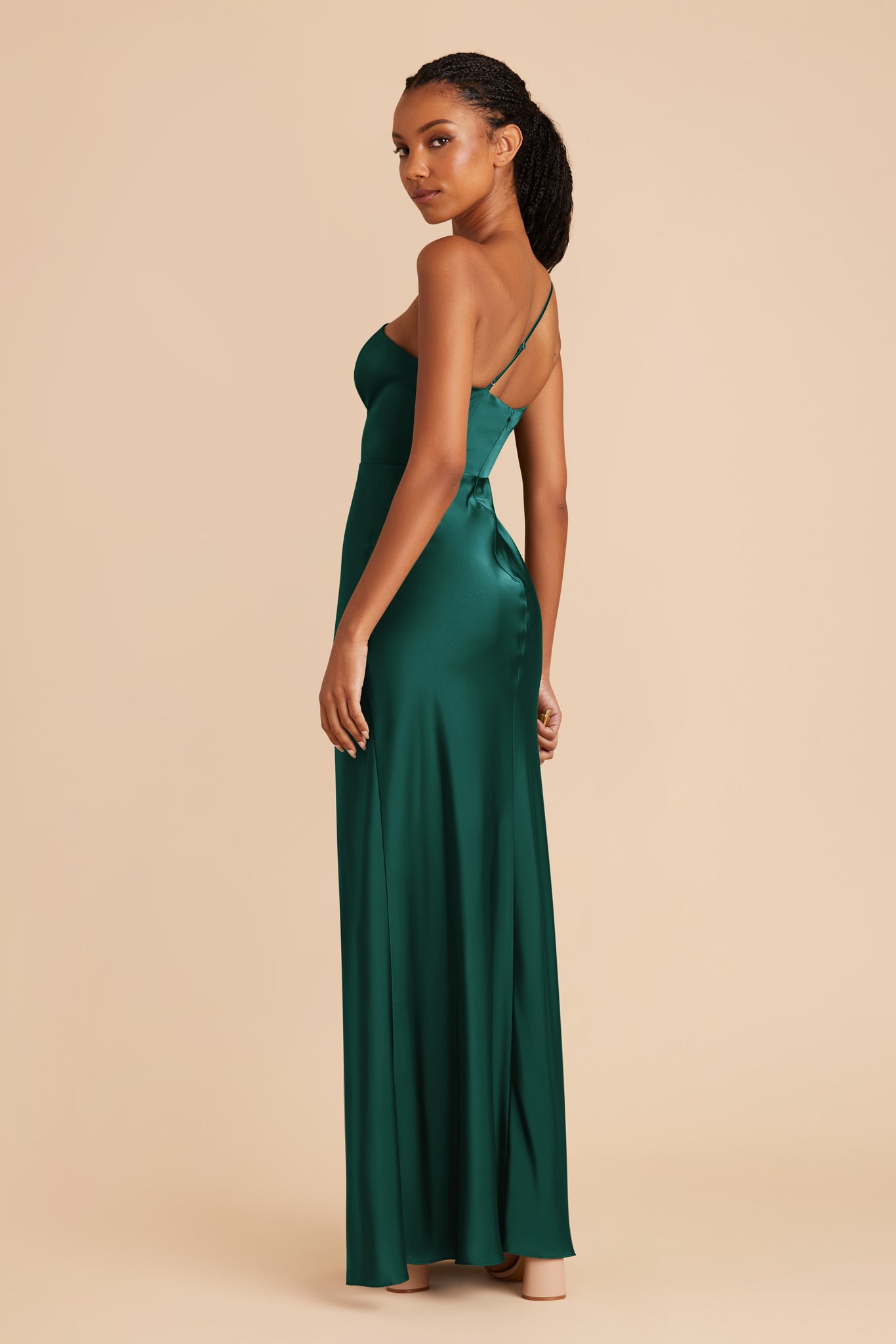 Emerald Matte Satin Dress for Women | Kensie