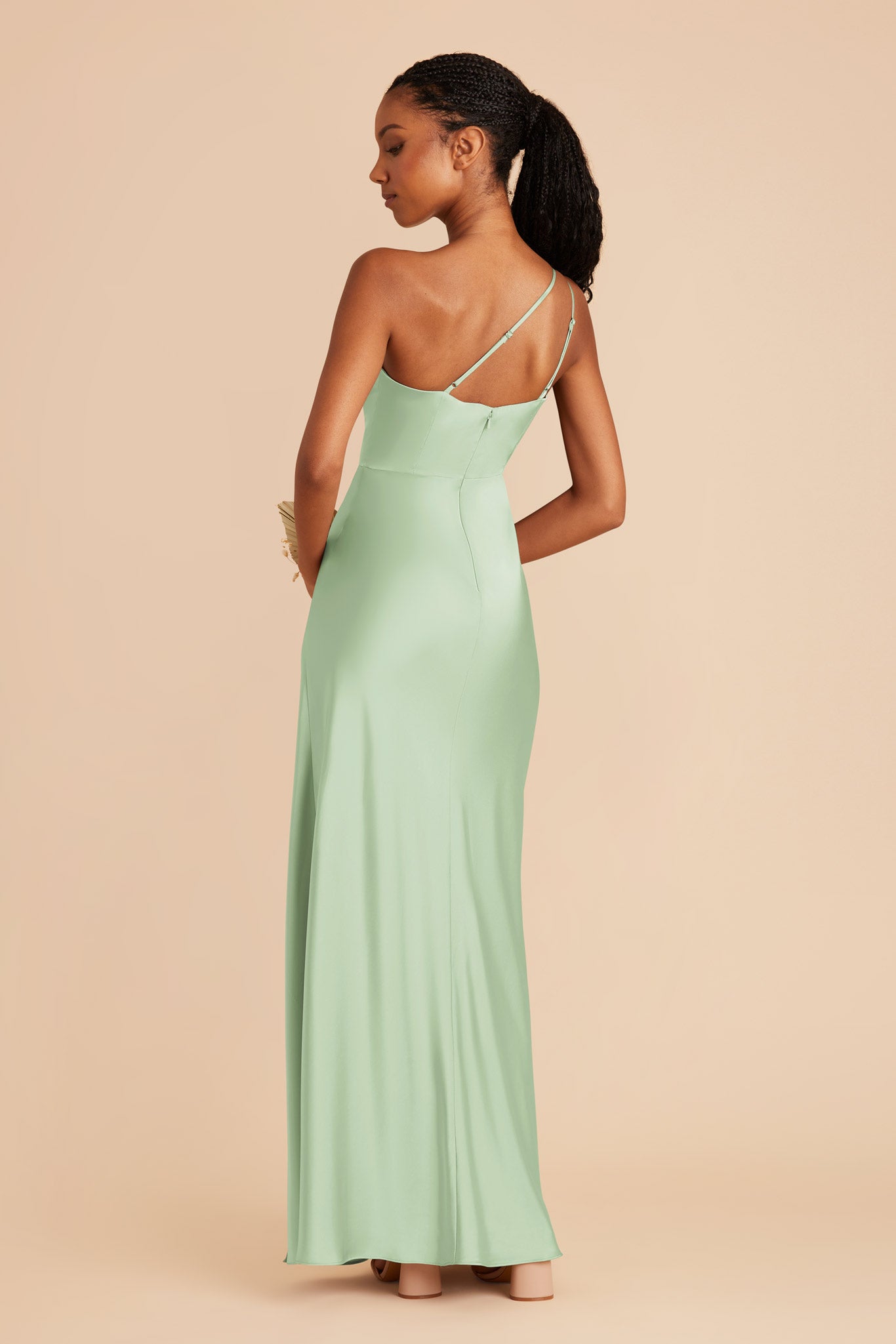 Matte Satin Dress in Pistachio | Kensie