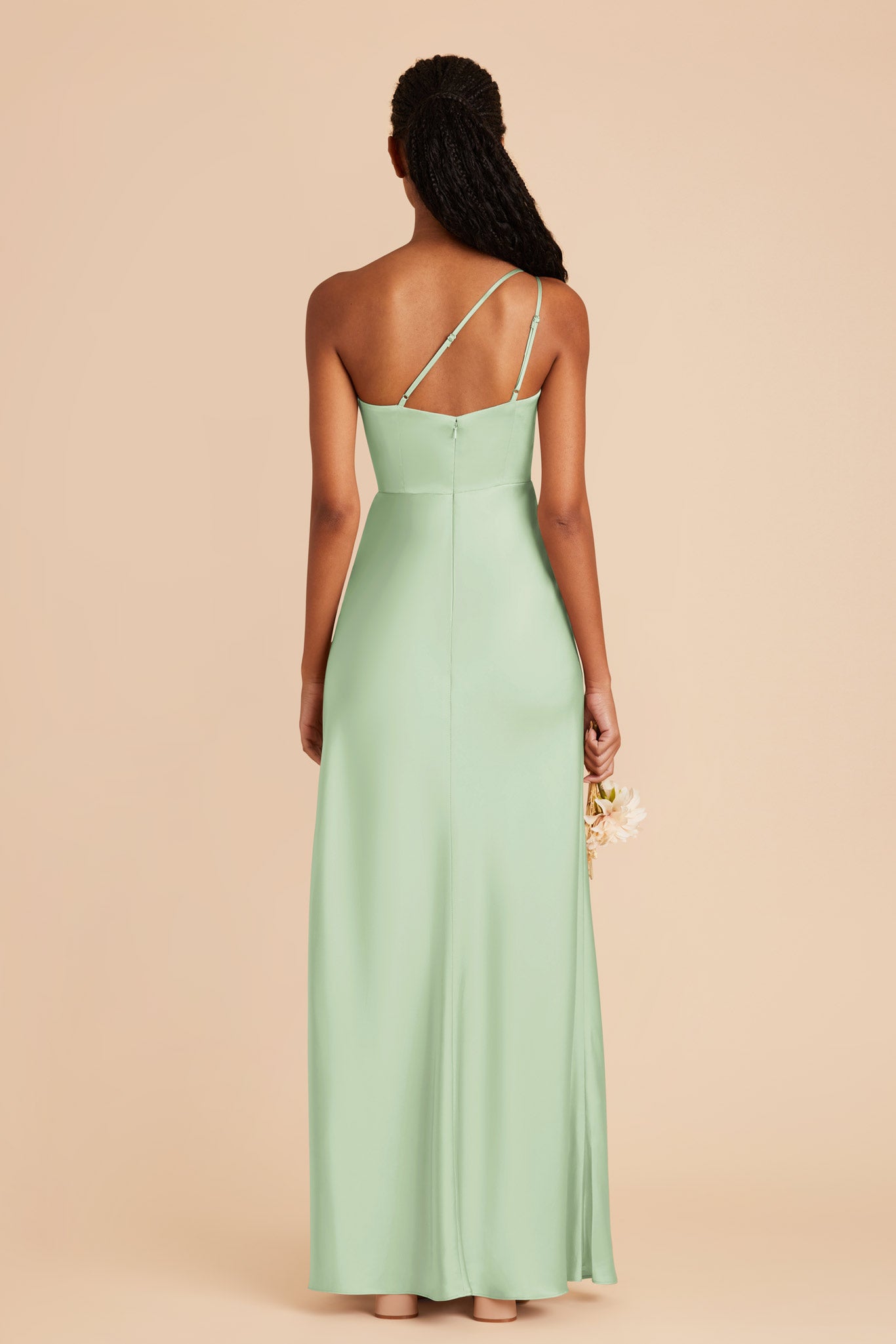 Matte Satin Dress in Pistachio | Kensie