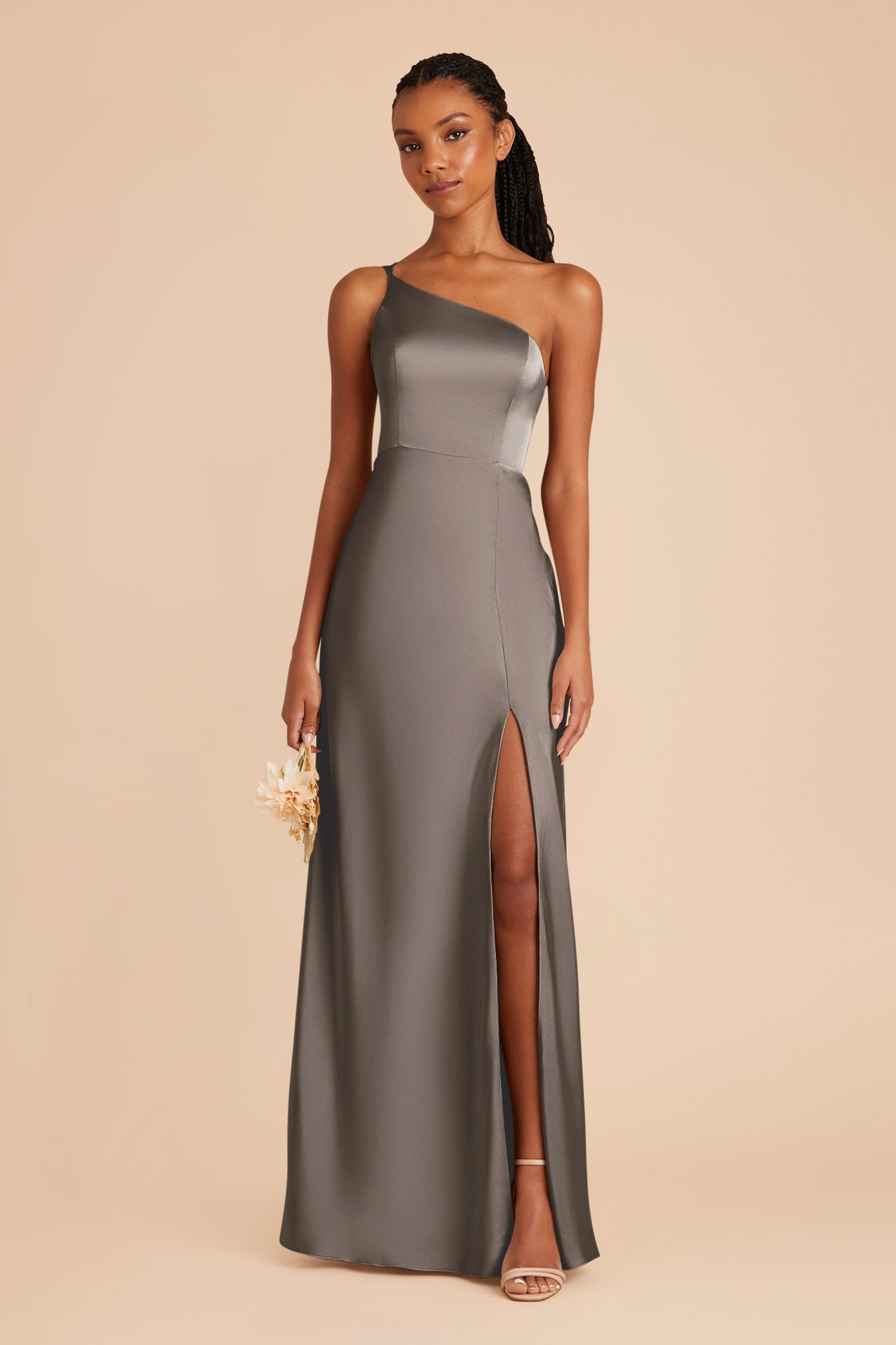 Matte Satin Dress in Quartz | Kensie Elegant Women's Dress