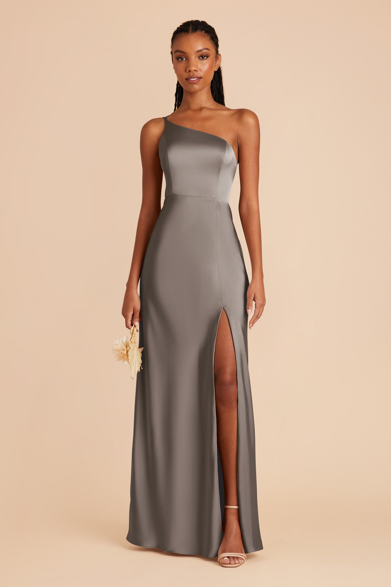 Matte Satin Dress in Quartz | Kensie Elegant Women's Dress