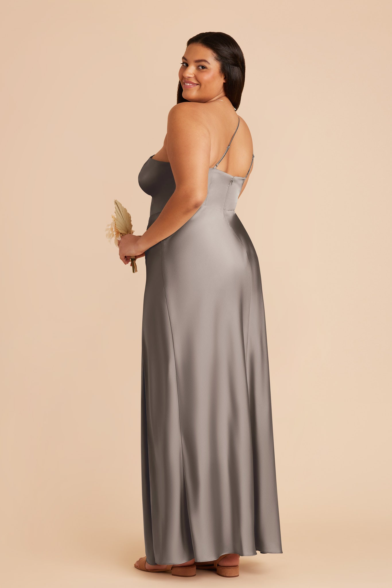Matte Satin Dress in Quartz | Kensie Elegant Women's Dress