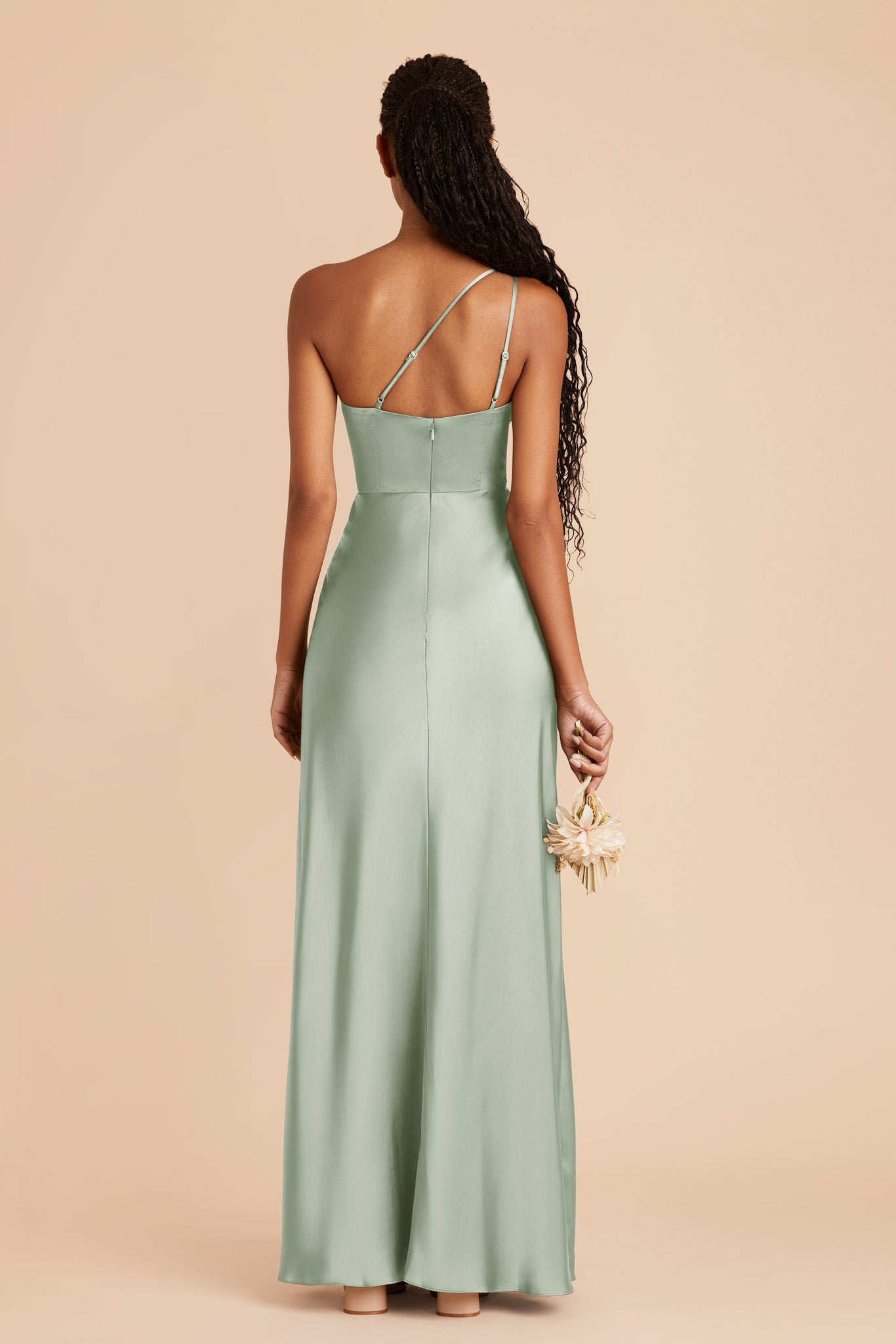 Sage Green Matte Satin Dress | Kensie Elegant Evening Wear