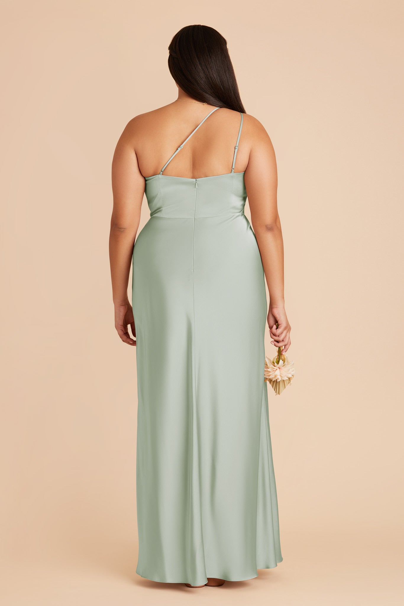 Sage Green Matte Satin Dress | Kensie Elegant Evening Wear