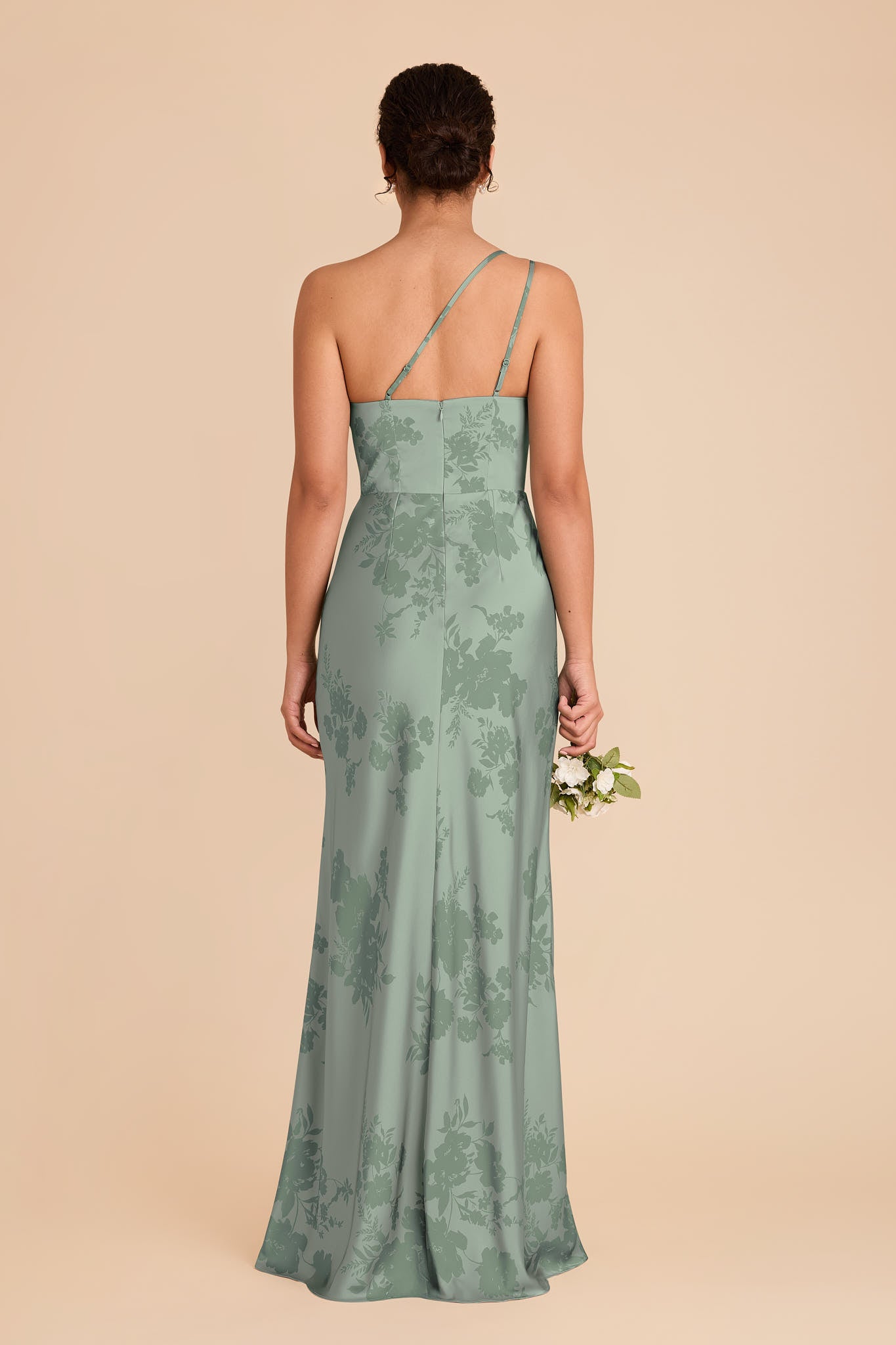 Sage Whimsical Blooms Satin Dress | Kensie