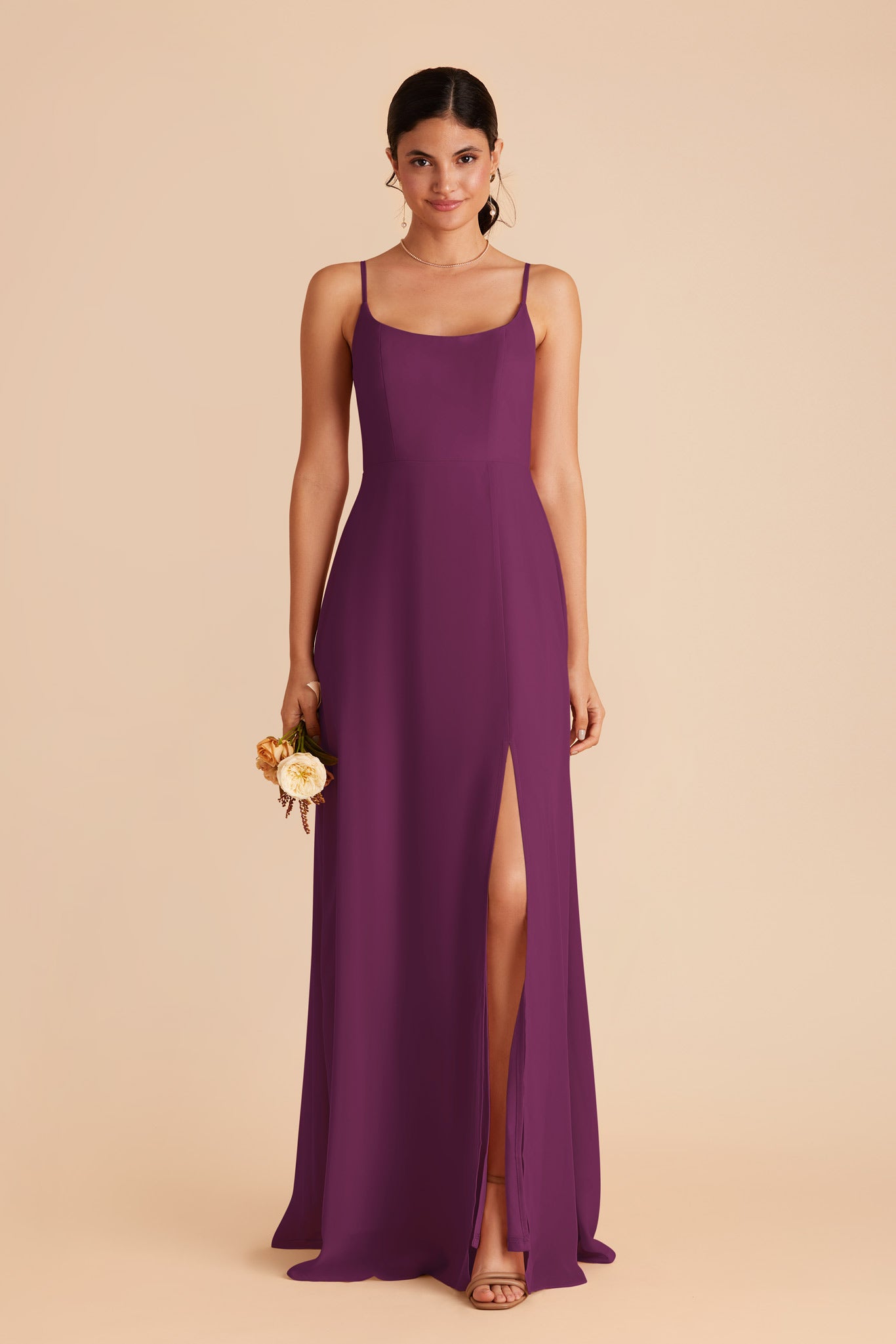 Chiffon Scoop Dress - Amy Fig