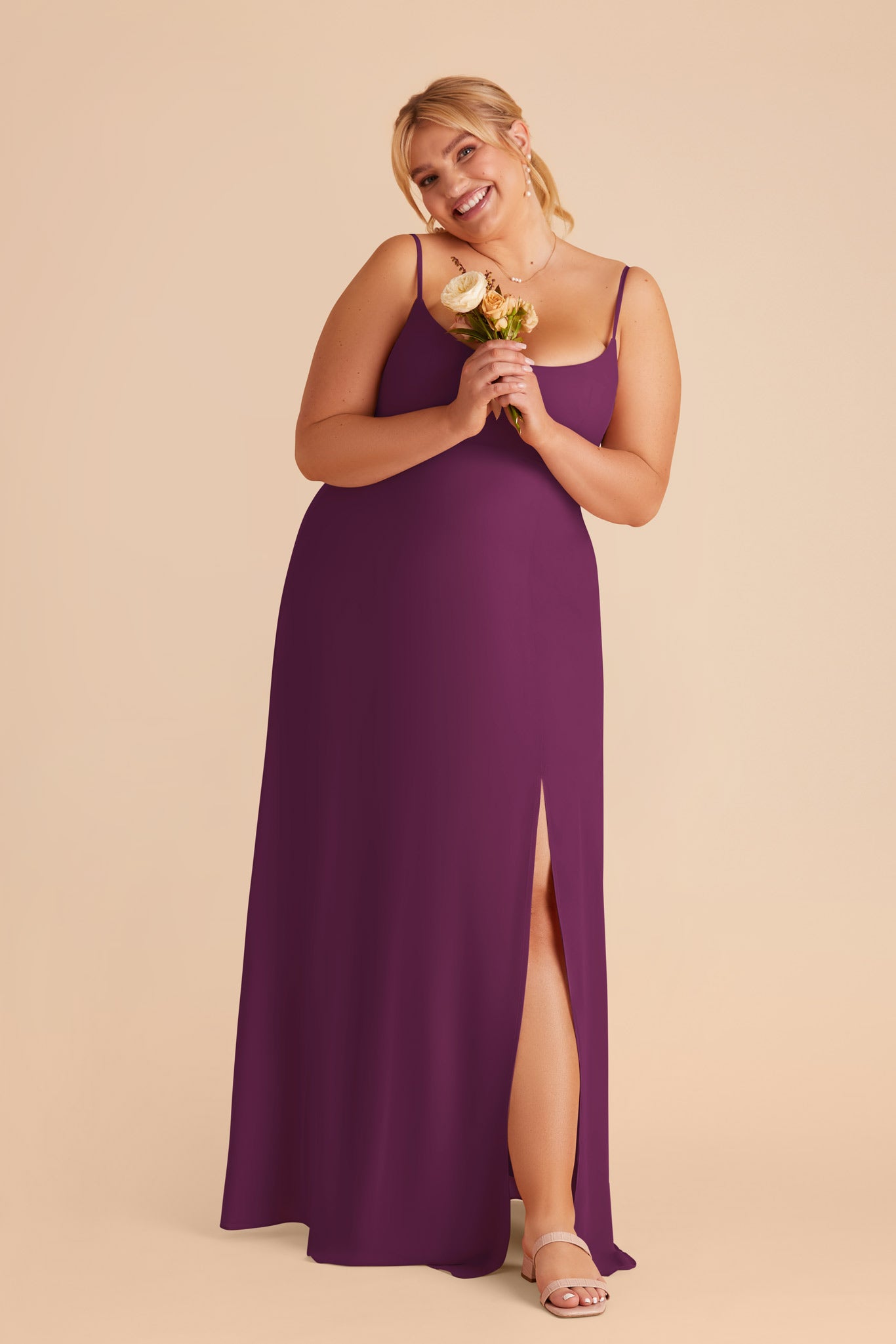 Chiffon Scoop Dress - Amy Fig