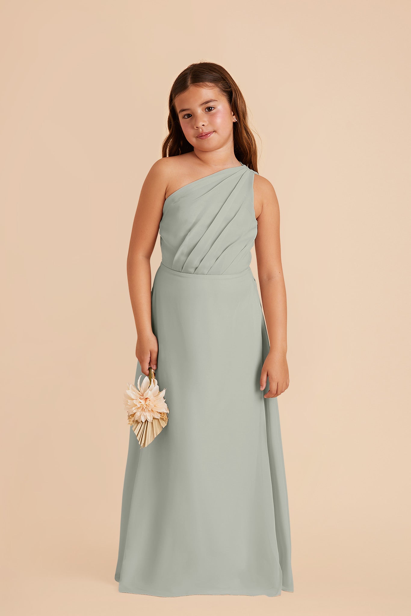 Junior Chiffon One-Shoulder Dress for Tweens | Kiara Sage