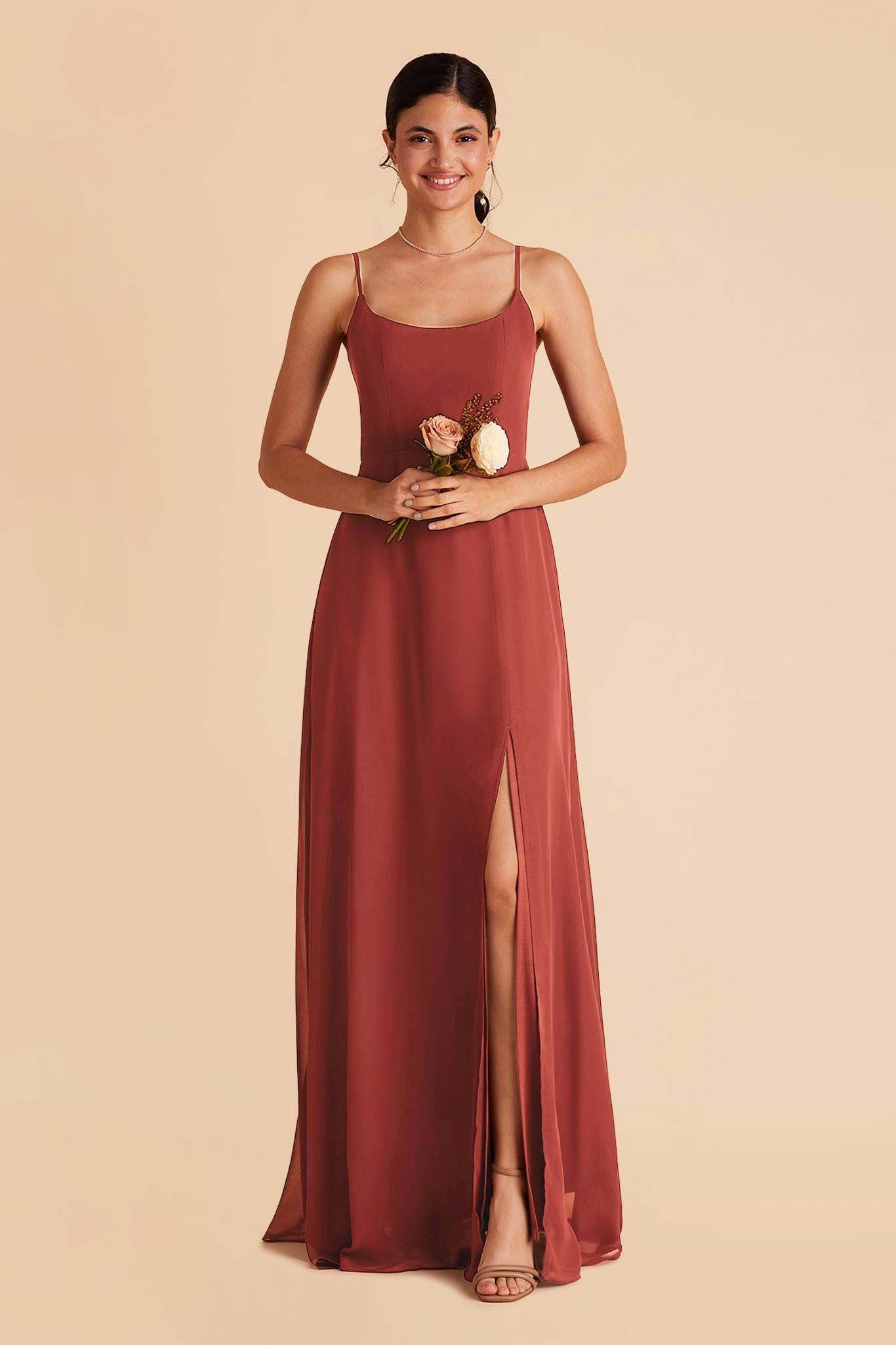 Chiffon Scoop Dress - Amy | Spice Floral Design