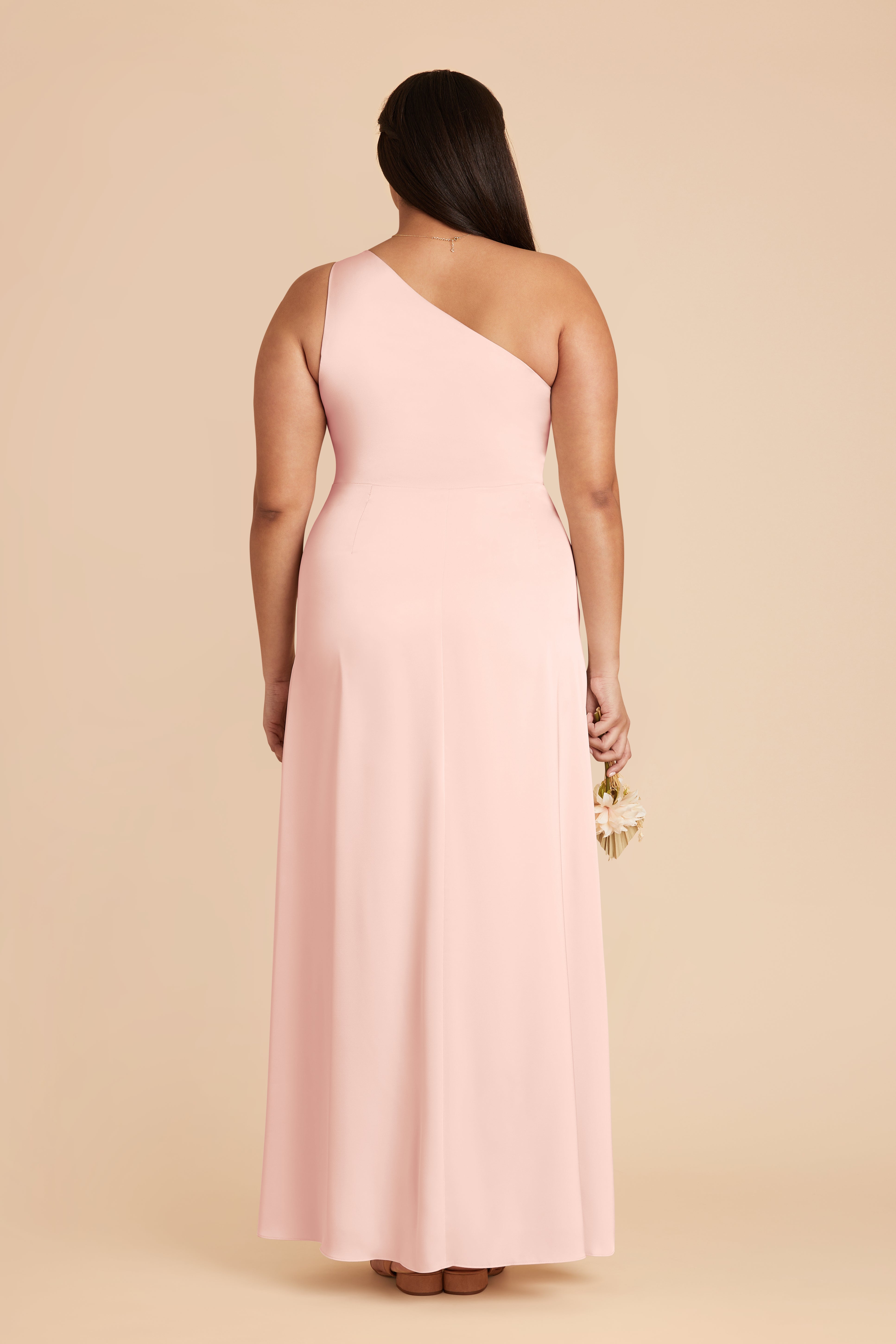 Matte Satin Dress for Women | Kira Blush Pink