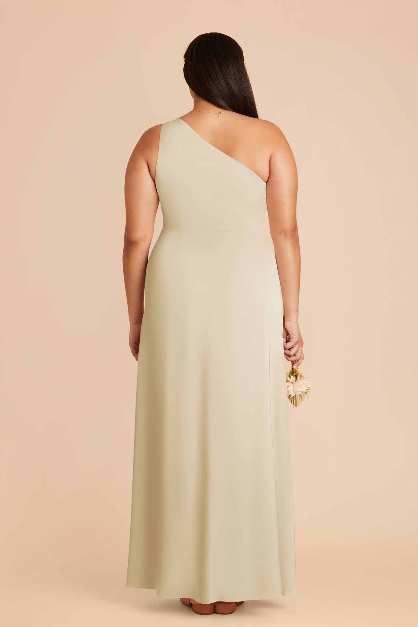 One-Shoulder Matte Satin Dress | Kira Prosecco