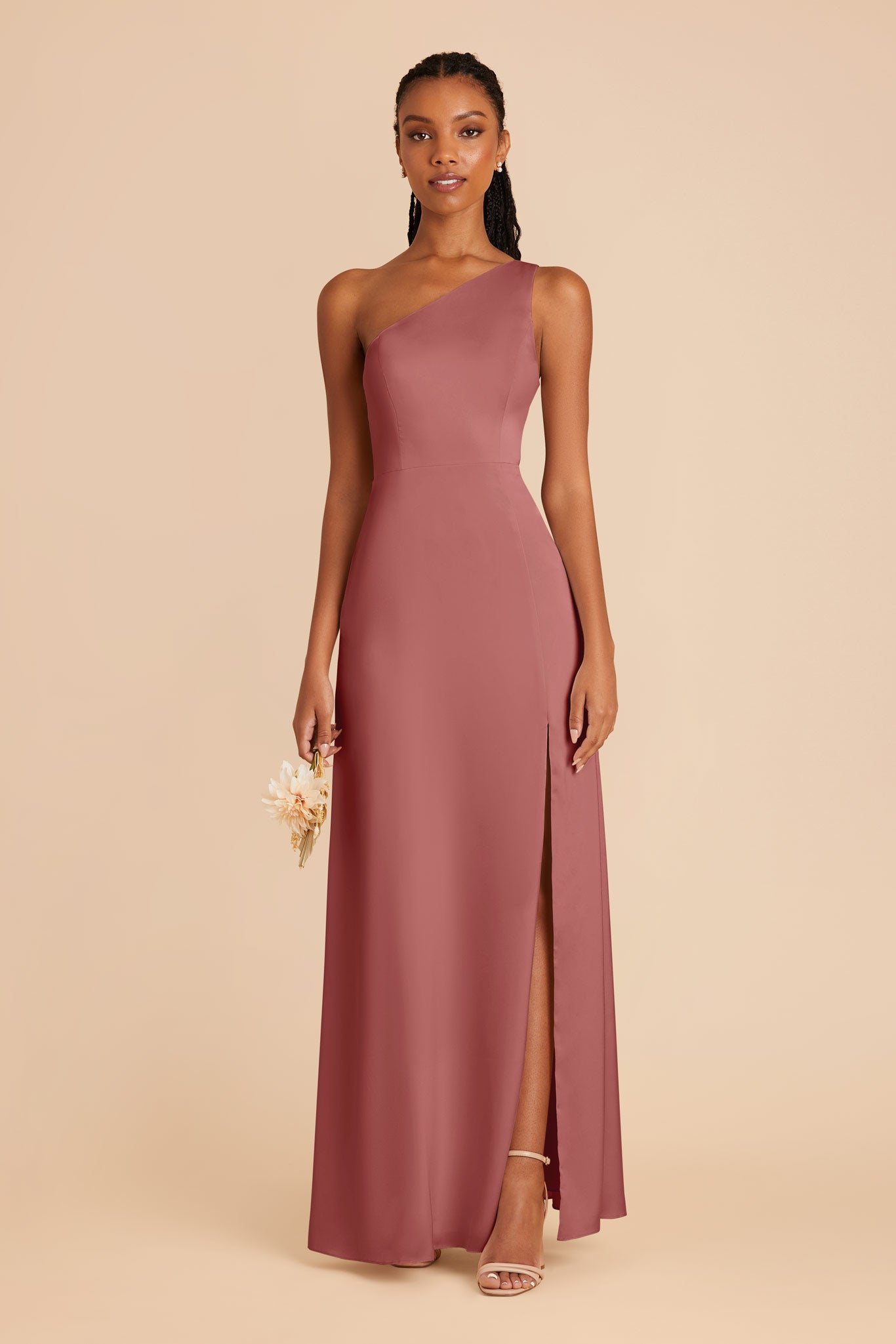 Matte Satin Dress for Women | Kira Wild Rose
