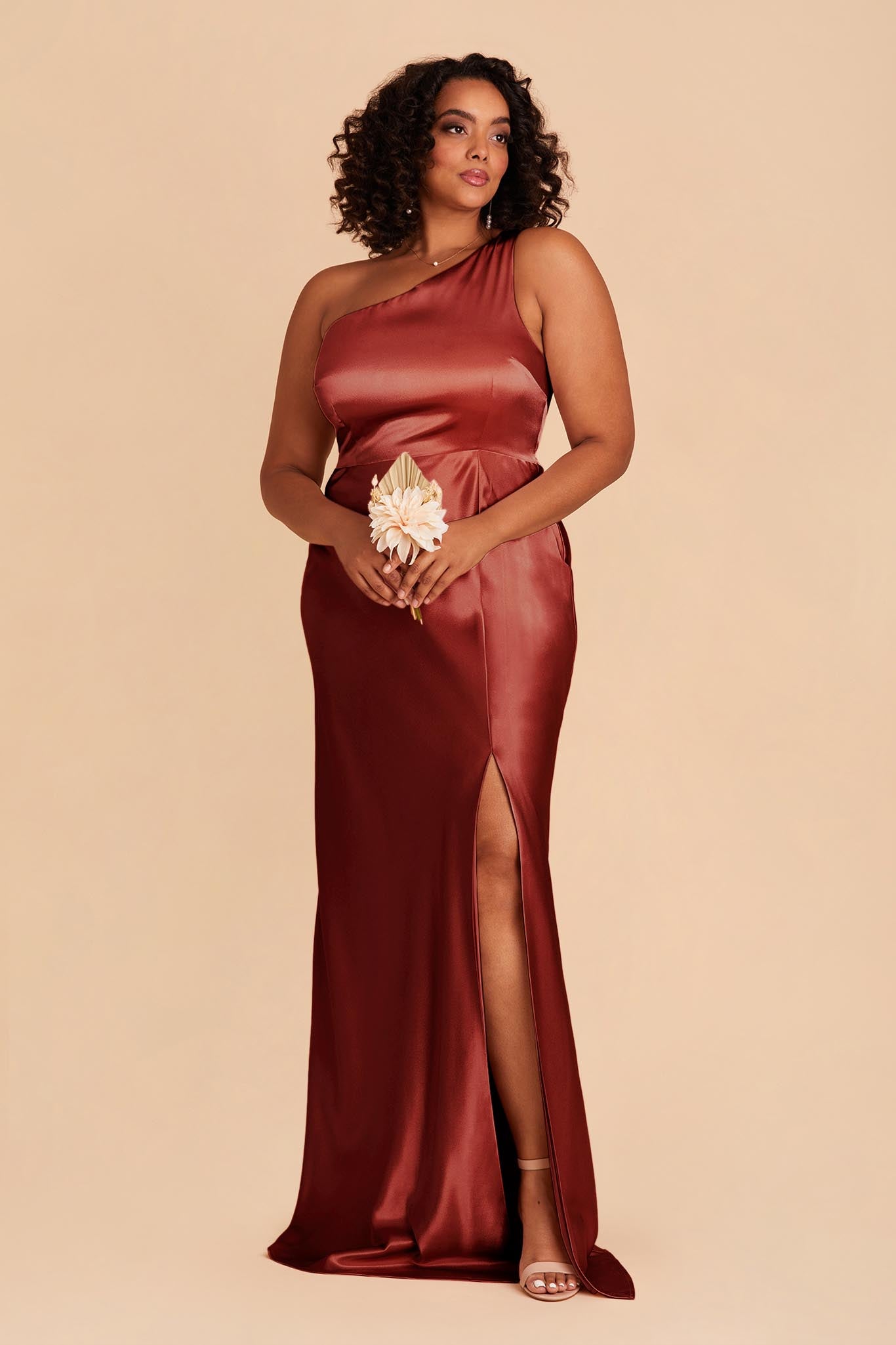 Shiny Satin Dress for Women | Kira Spice